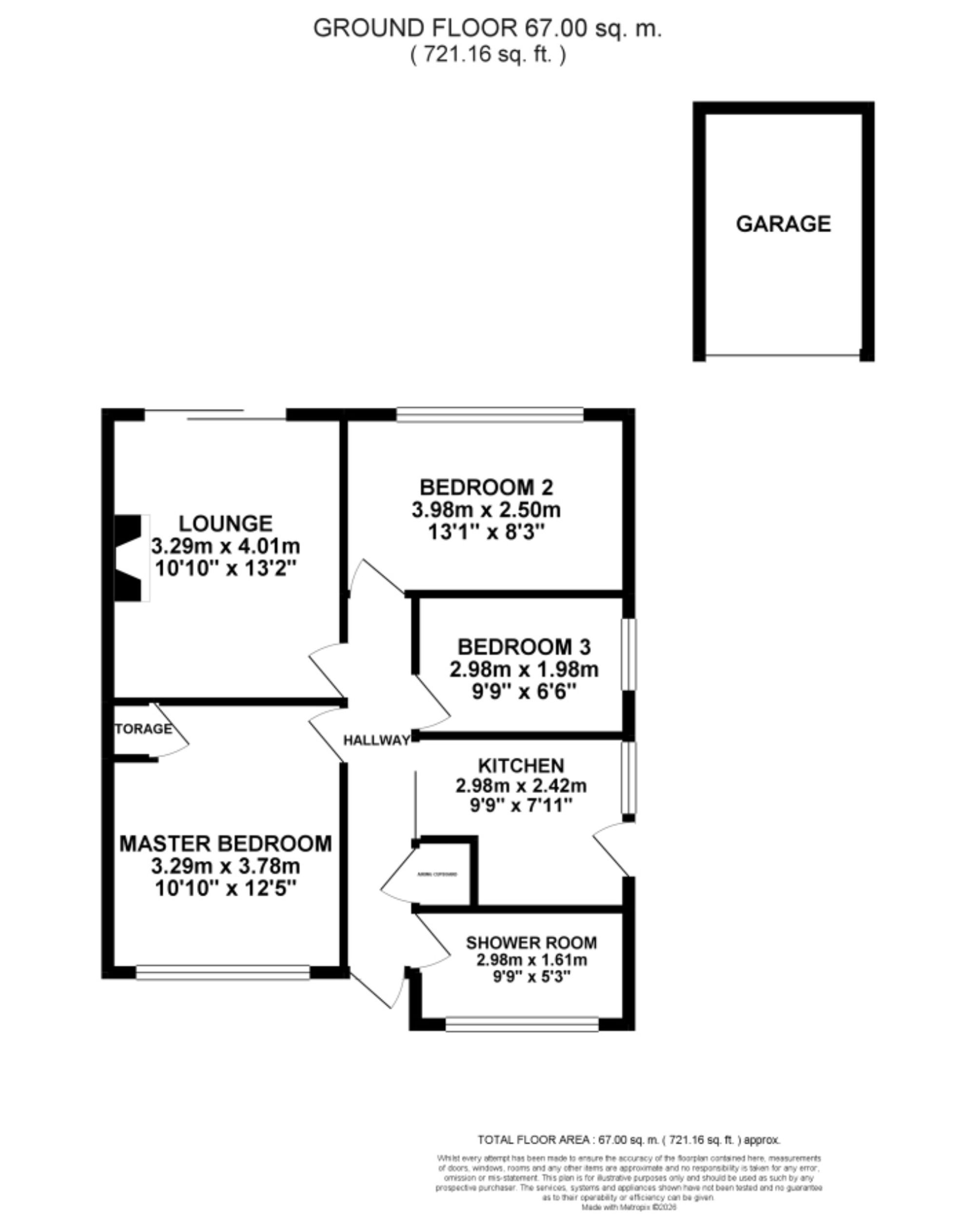 46 Moss Park Avenue, Stoke-On-Trent floorplan
