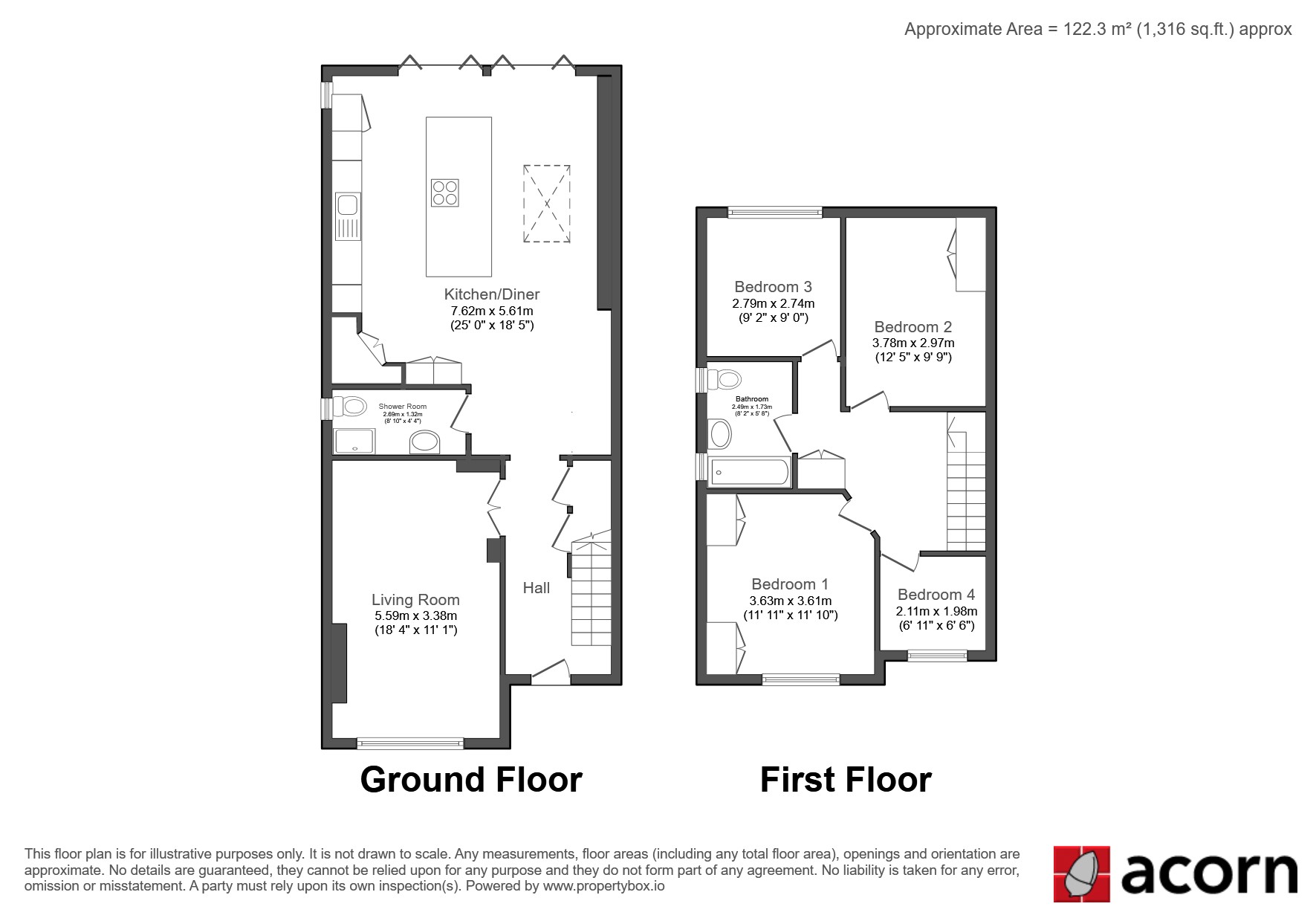 Room 1, 3, St. James's Avenue, Gravesend floorplan