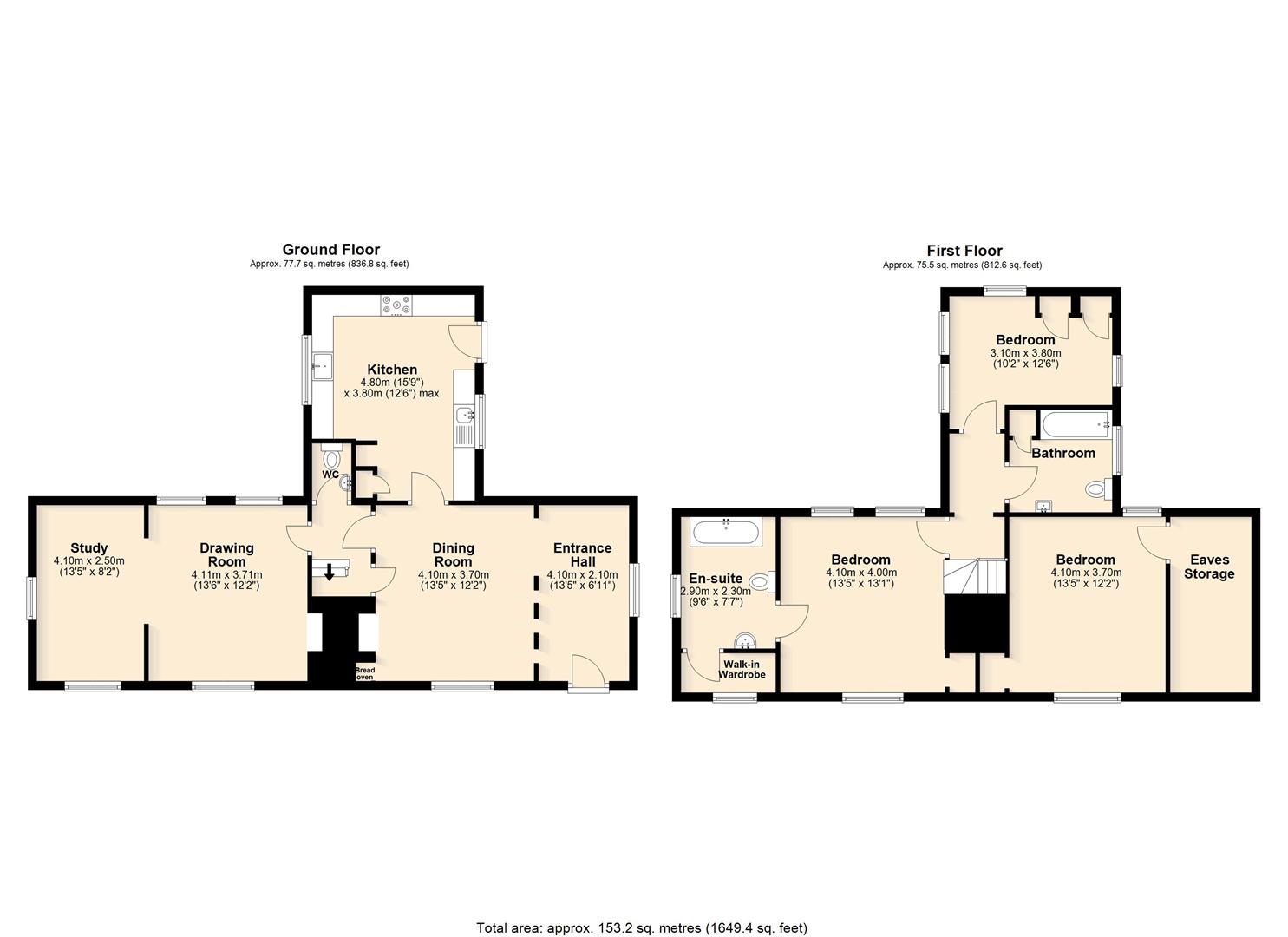 Farm Cottage, Heckfield Green, Hoxne floorplan