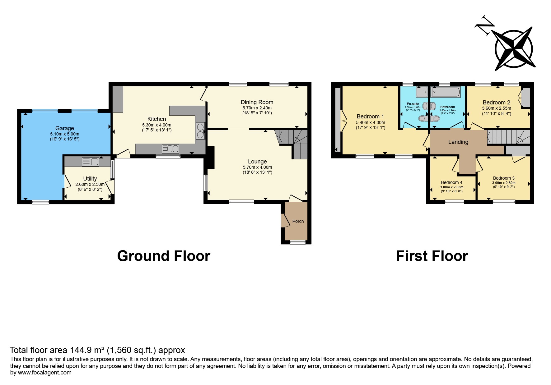 7 Height End Cottages, Kirk Hill Road, Rossendale floorplan