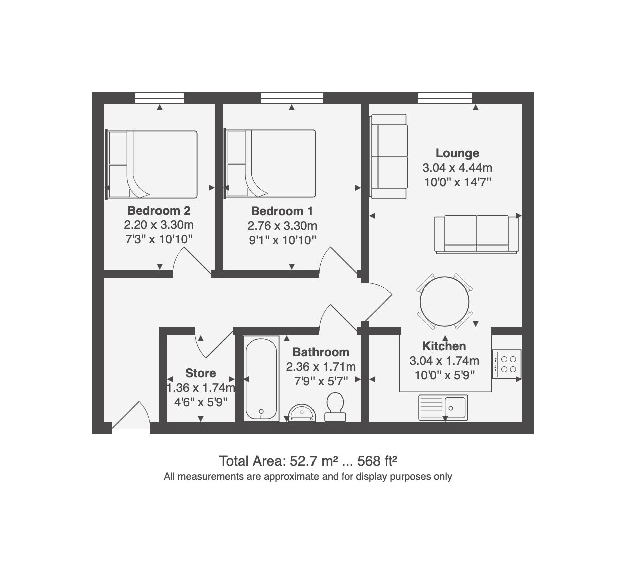 Jefferson House,25, Station Avenue, Whitby floorplan