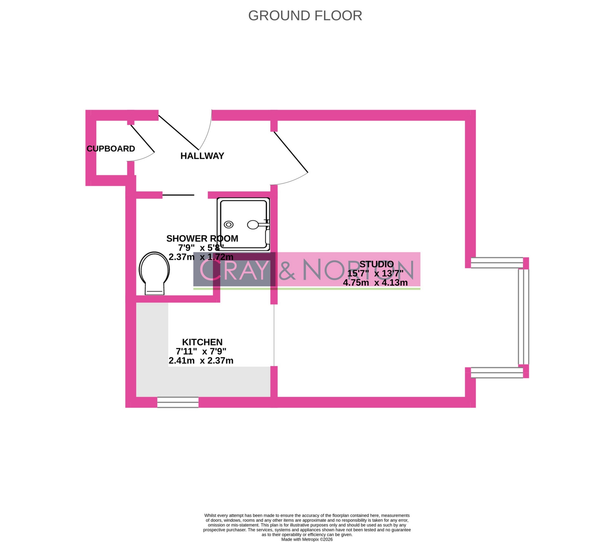 79, Anthony Road, London floorplan