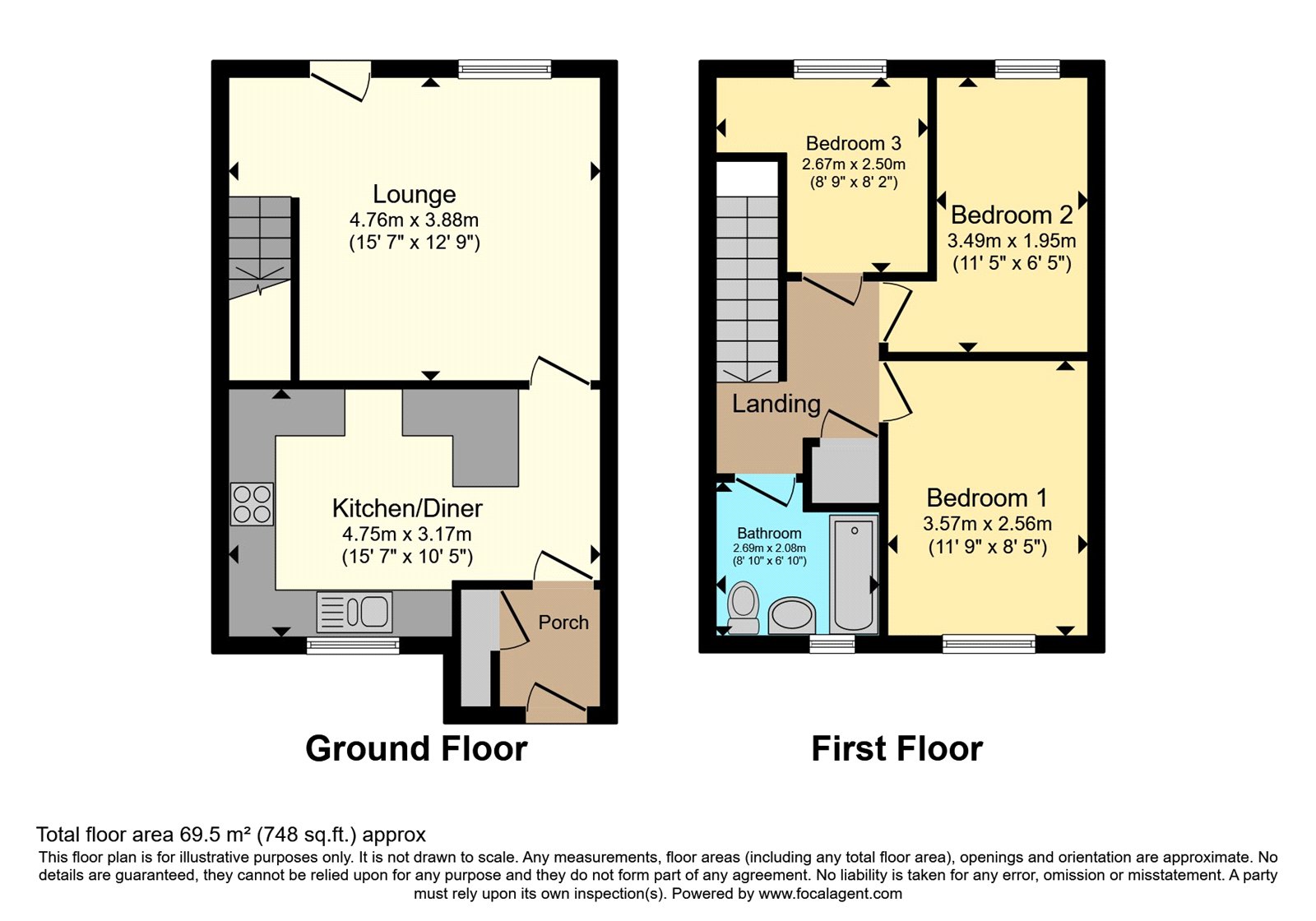 32, Parcandowr, Truro floorplan
