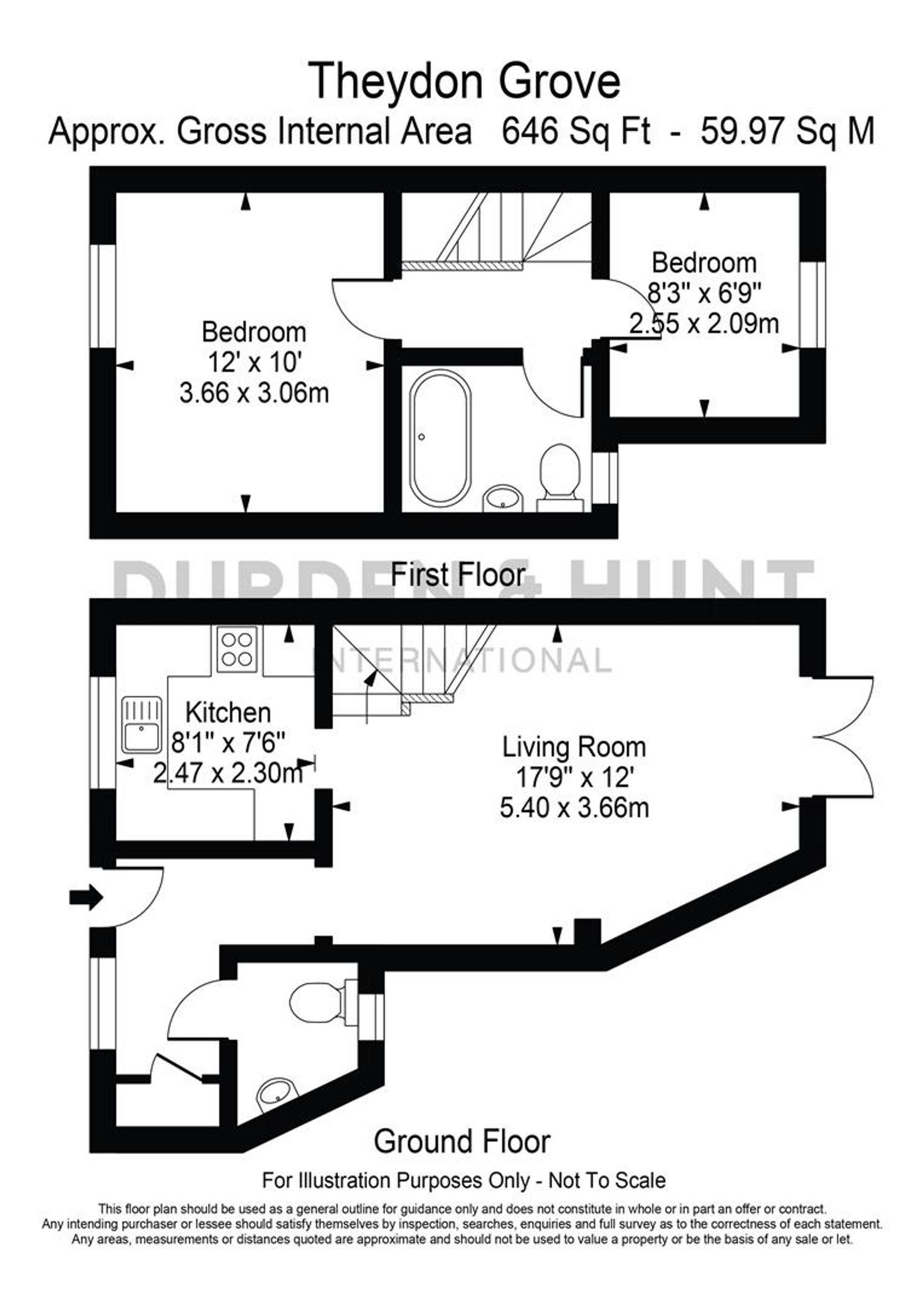 1a Theydon Grove, Woodford Green floorplan