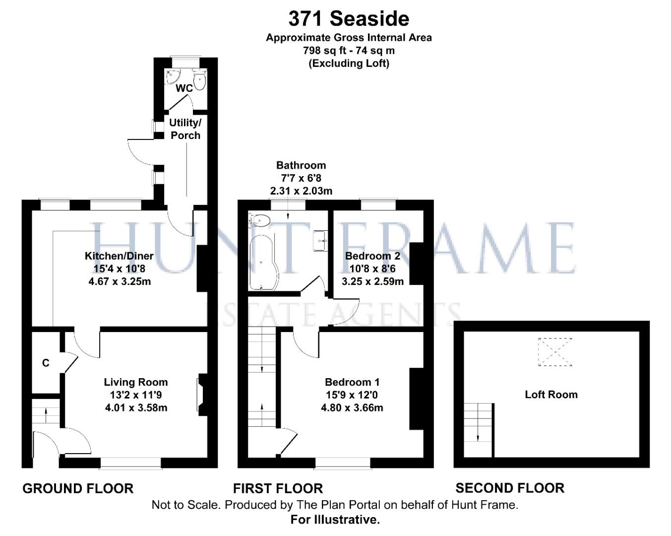 371, Seaside, Eastbourne floorplan