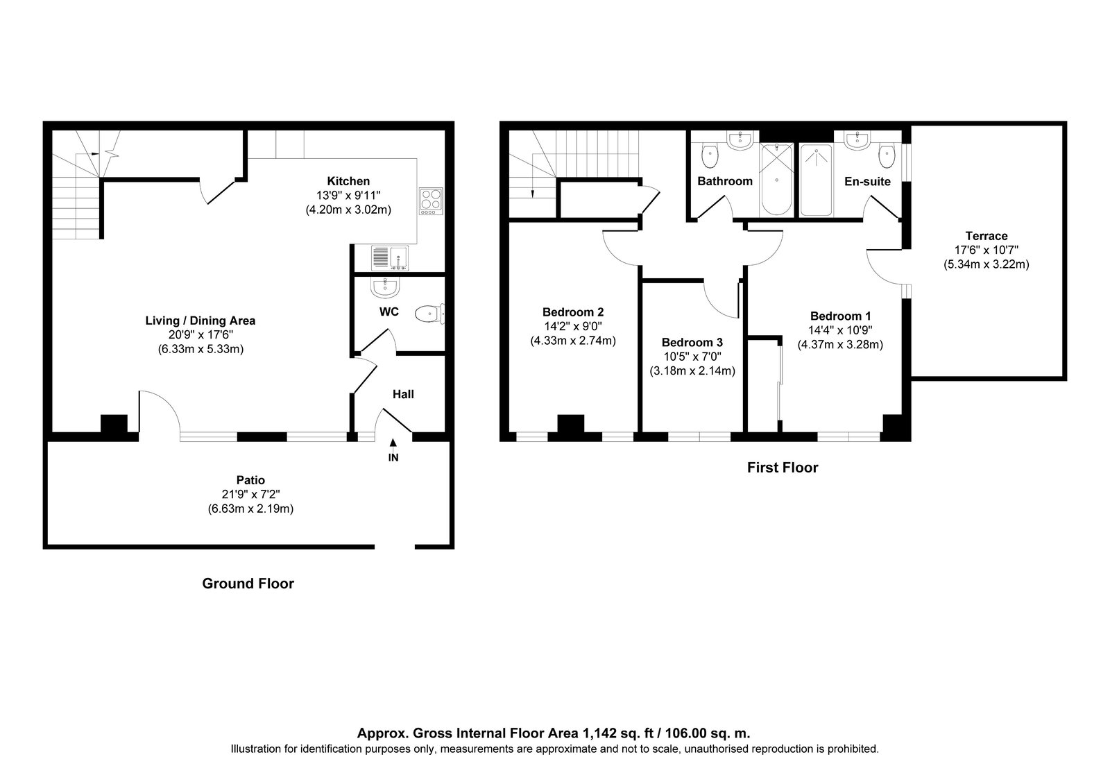 144,Christchurch Way, London floorplan