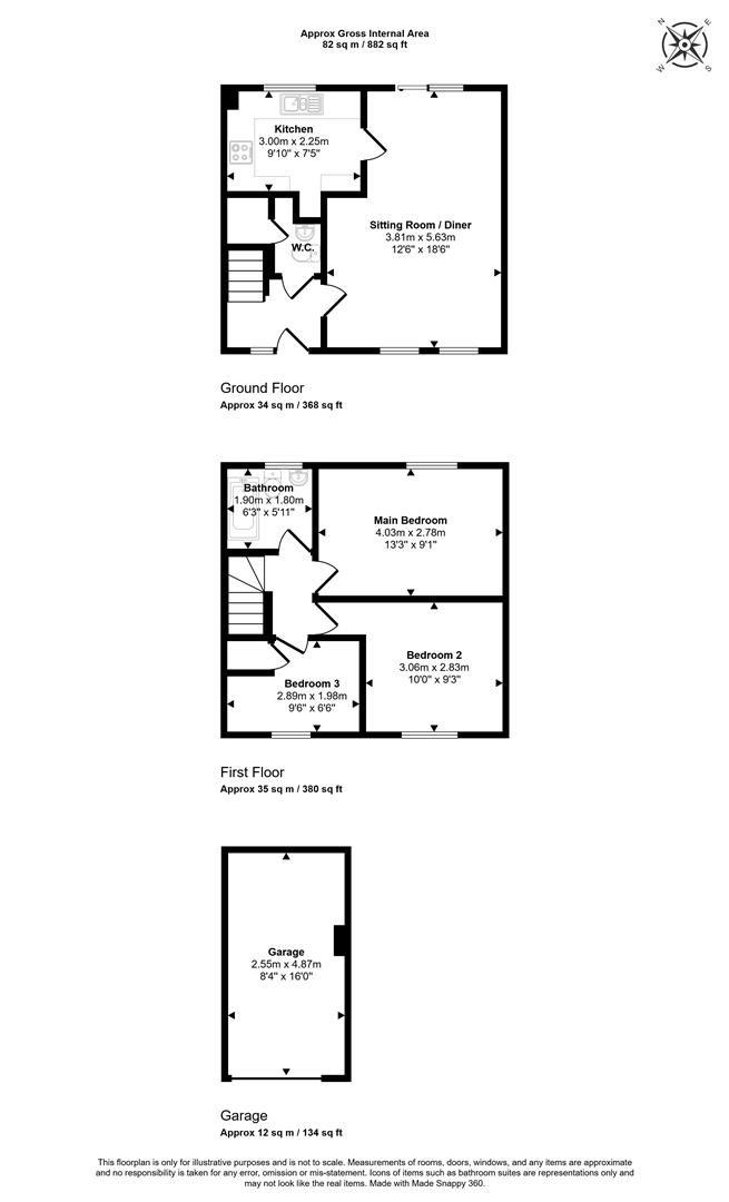 59, Church View, Gillingham floorplan