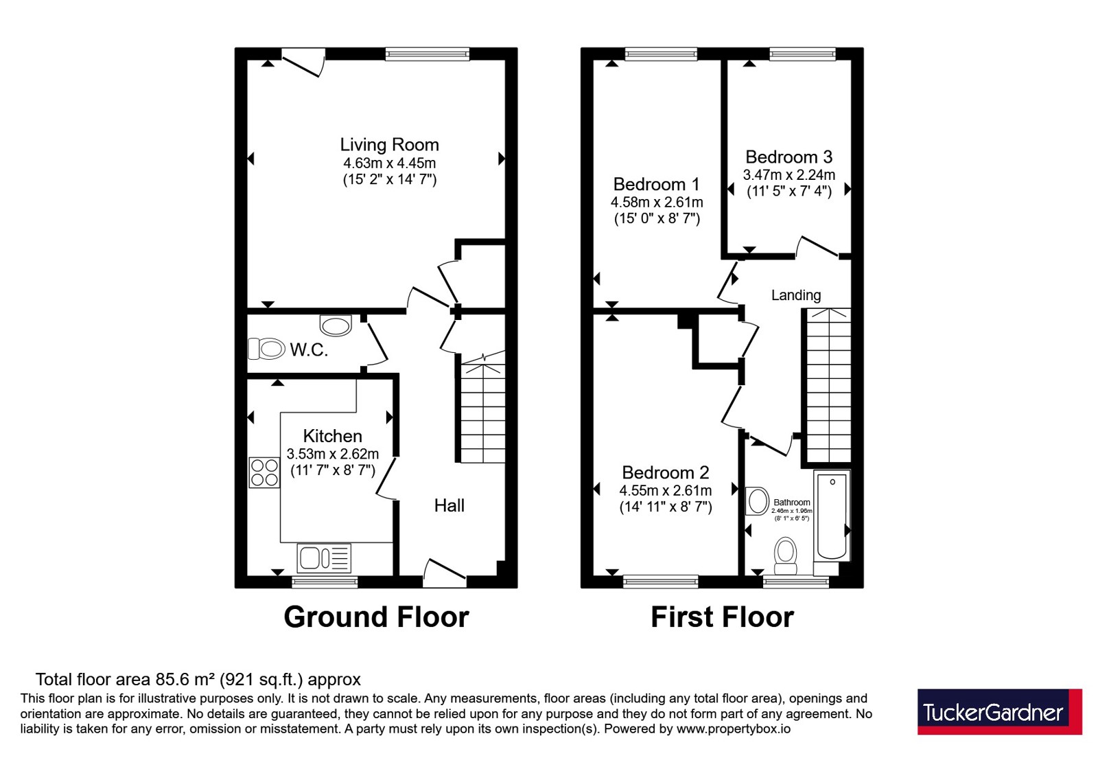 19, Harvey Way, Cambridgeshire floorplan