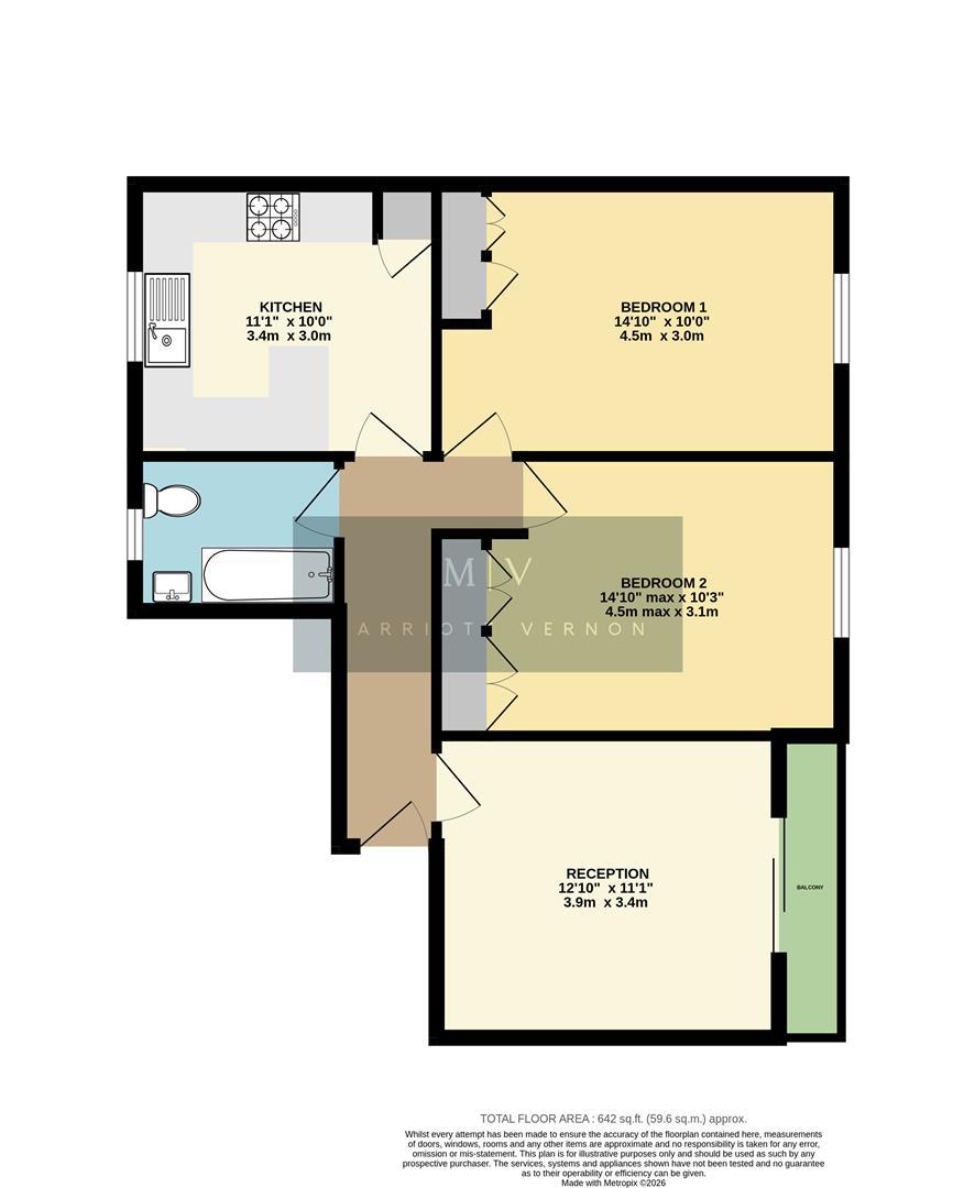 13, Campion Close, Croydon floorplan
