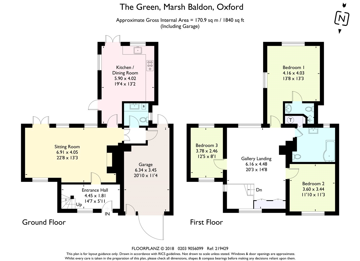 3 Bedrooms Detached house for sale in The Green, Marsh Baldon, Oxford, Oxfordshire OX44