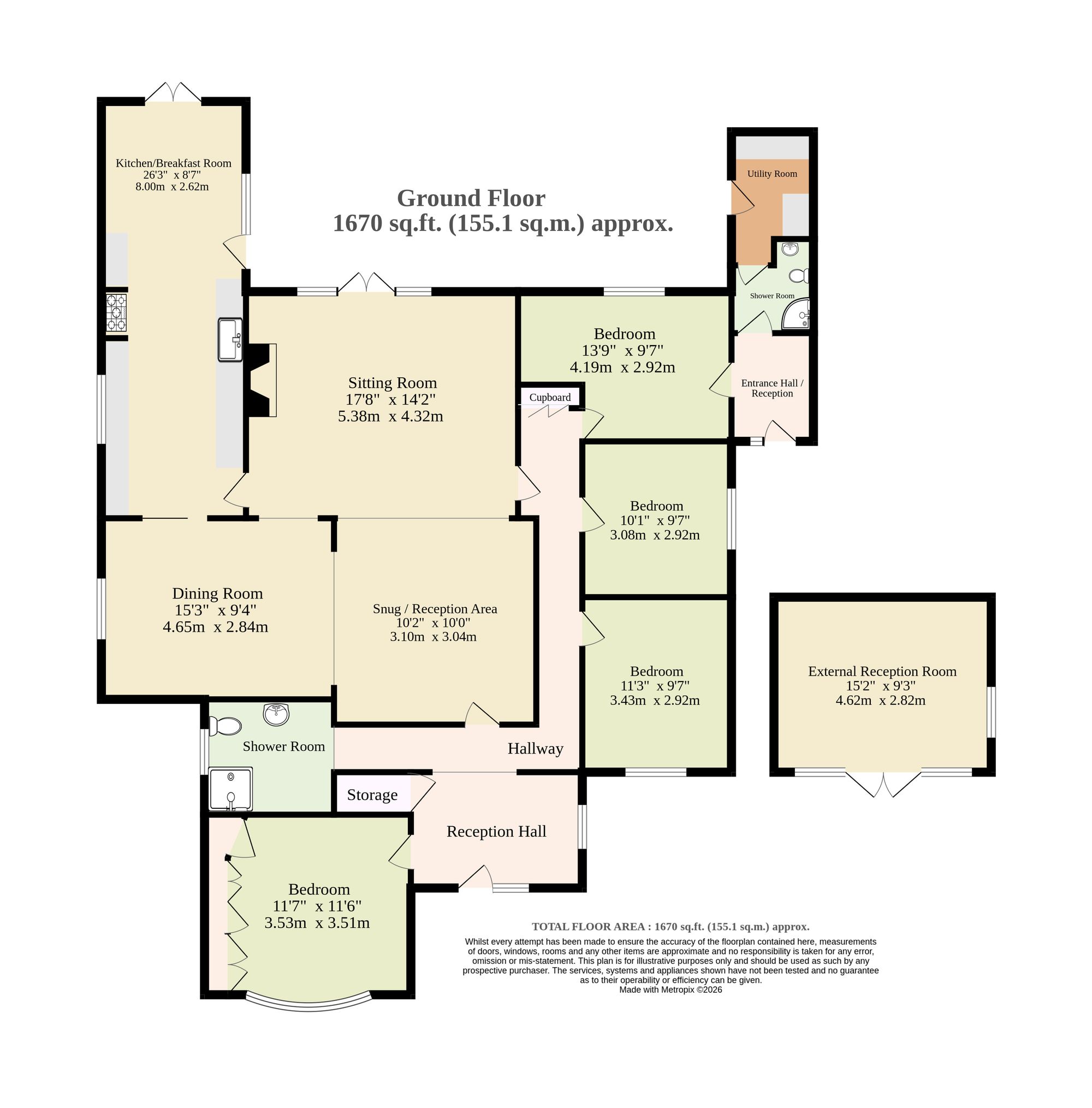 Cherry Tree Lodge High Street, Thetford floorplan