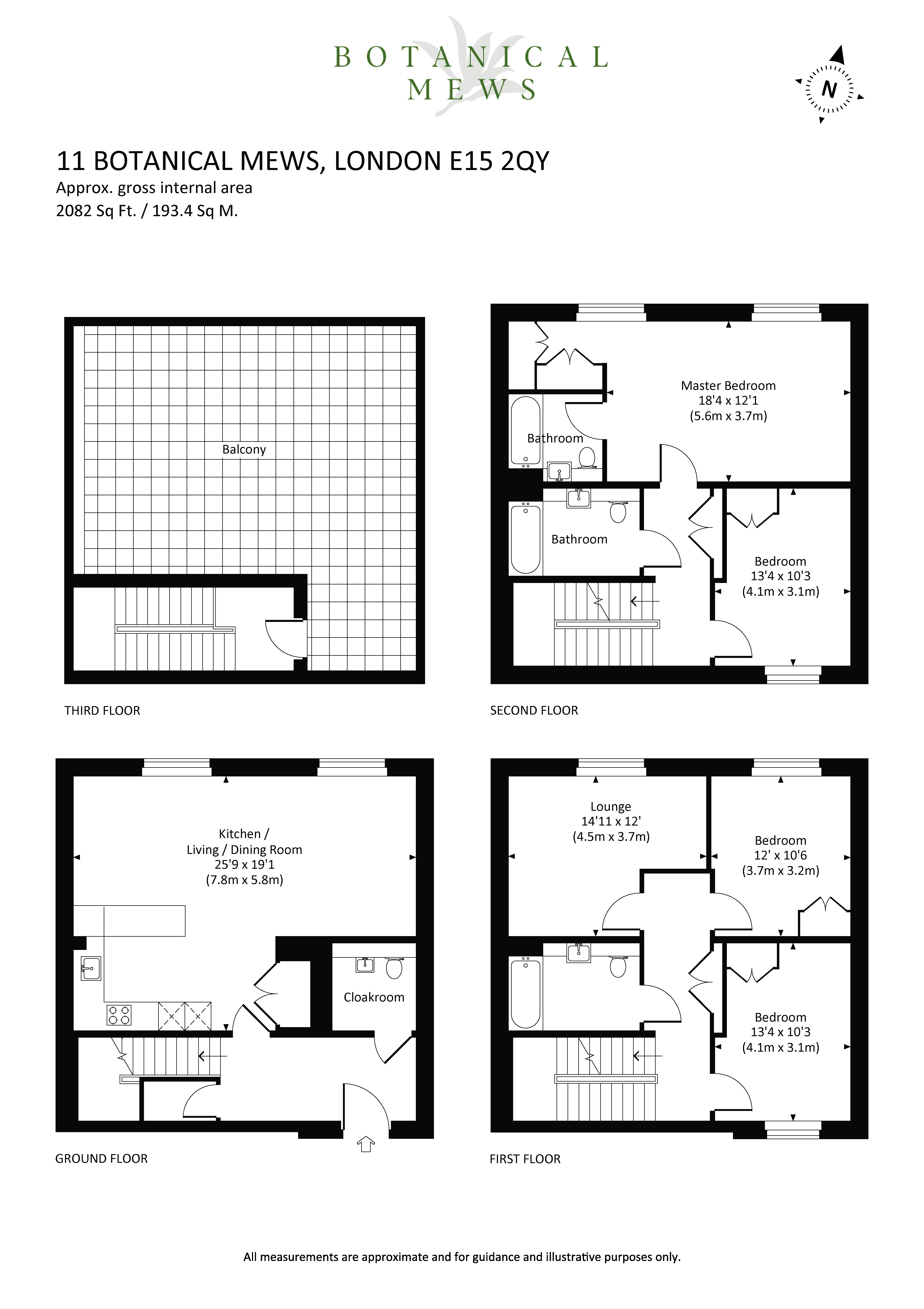 11, Botanical Mews, London floorplan