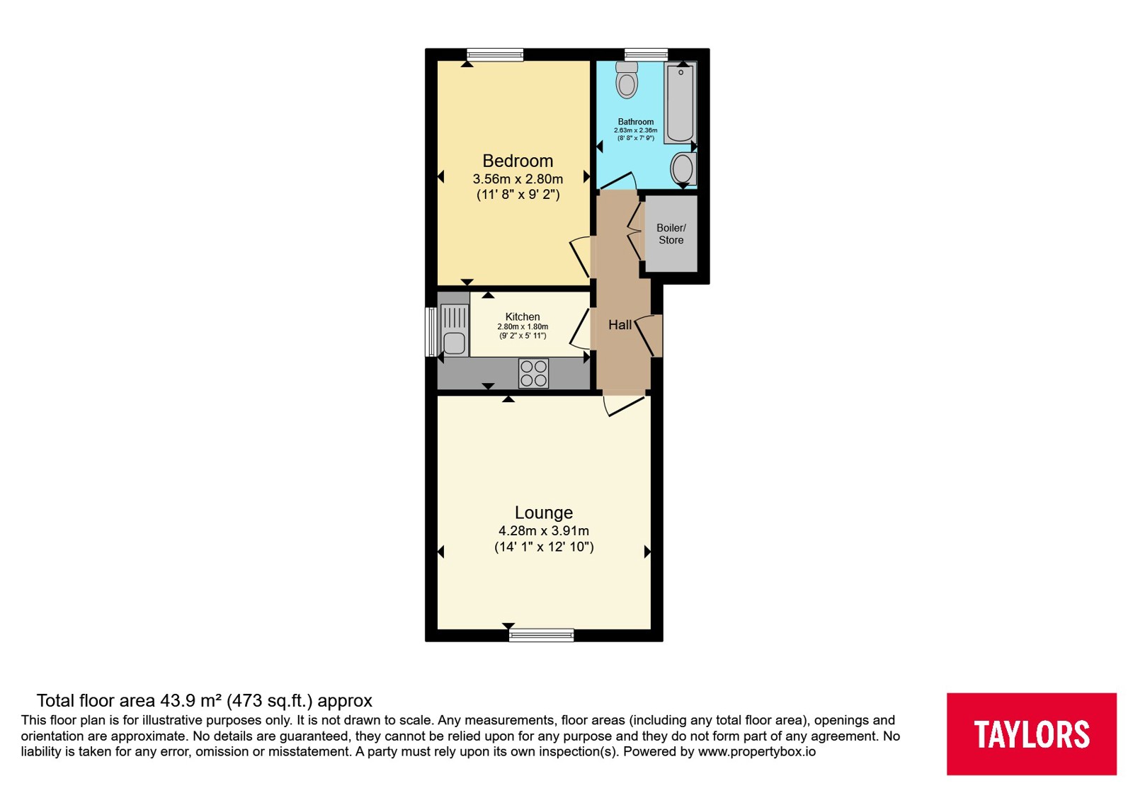 25, Roman Walk, Avon floorplan