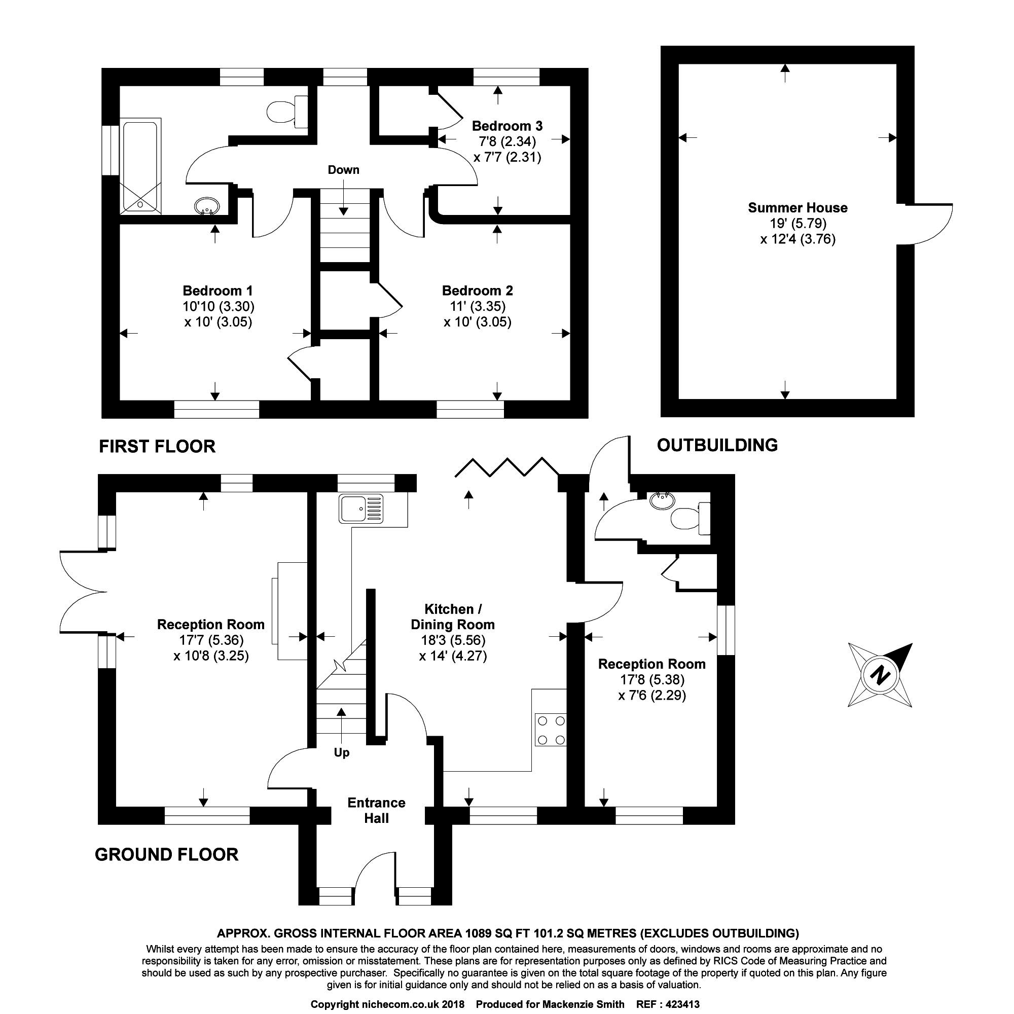 3 Bedrooms Detached house for sale in Meadow Close, Ash Vale, Aldershot GU12