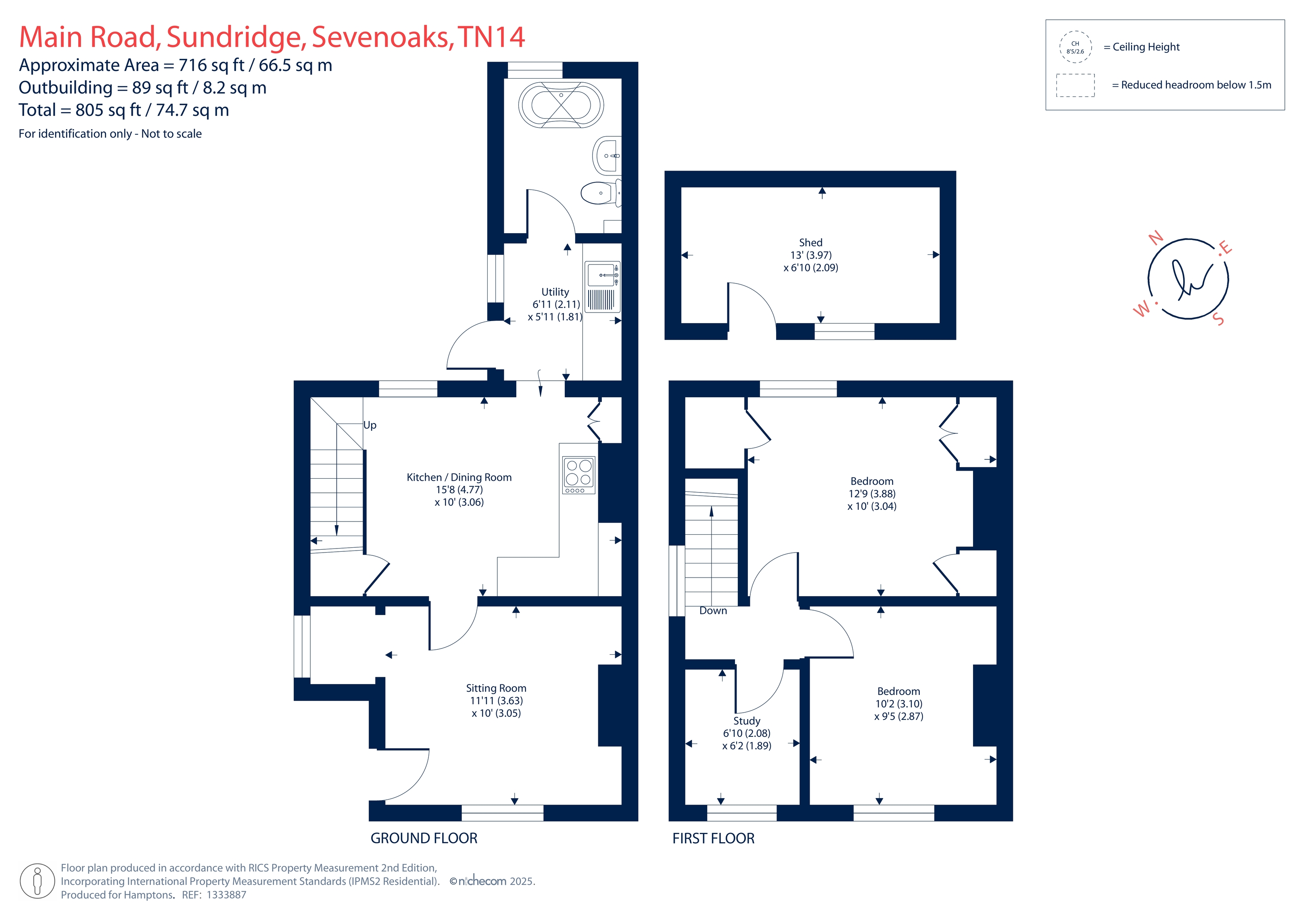 106, Main Road, Sundridge floorplan