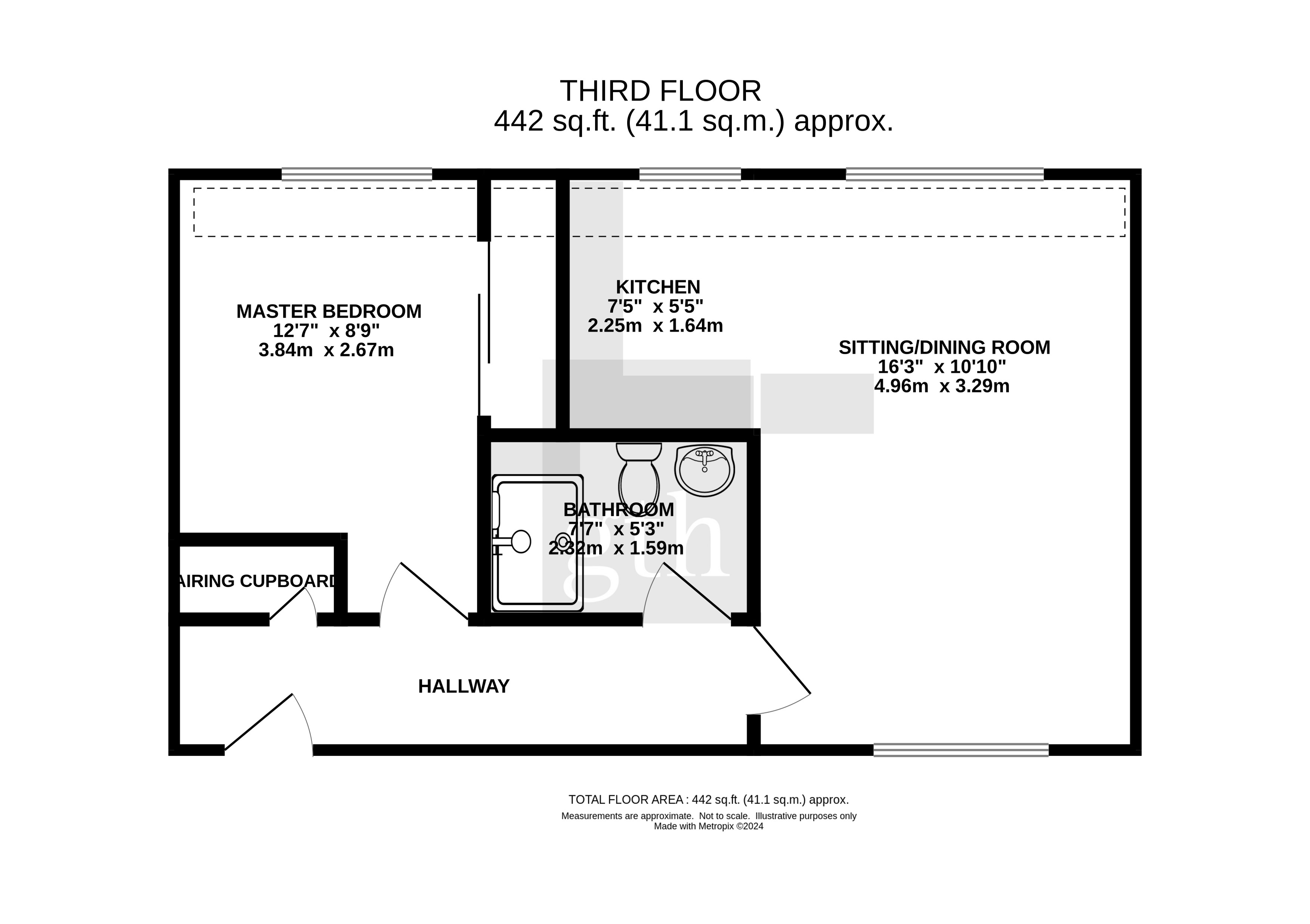 Flat 45, Homechester House,, High West Street, Dorchester floorplan