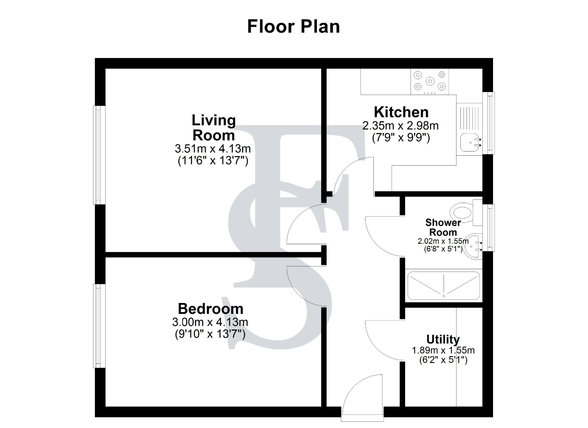 26 Portmore Close, Leicester floorplan