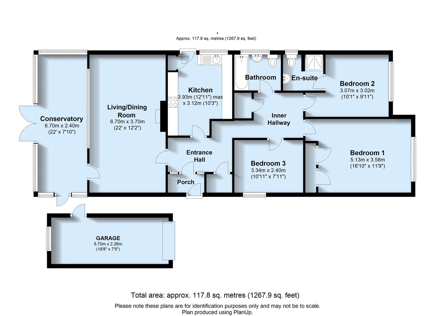 3 Bedrooms Detached bungalow for sale in Belgrave Crescent, Seaford BN25