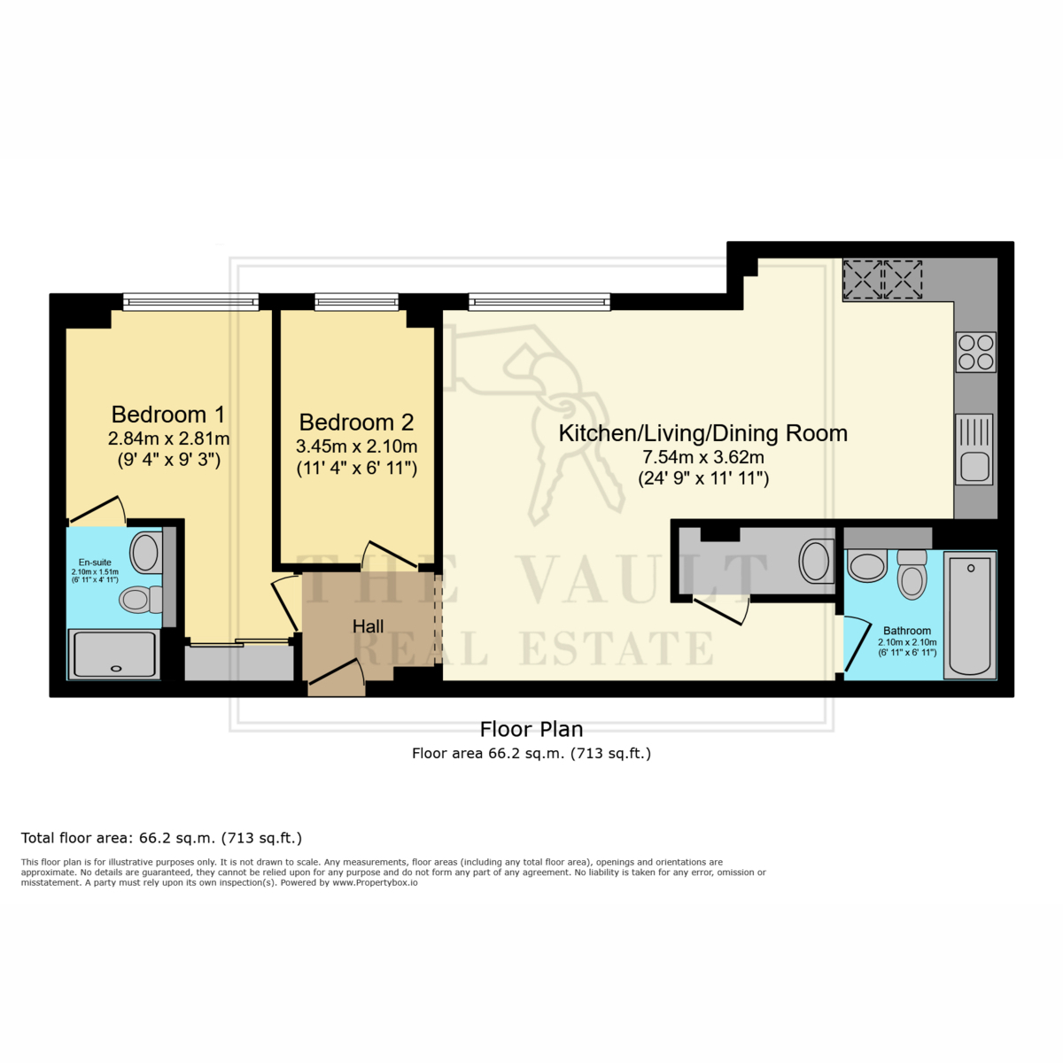 Flat Apartment 328, 169, Broad Street, Birmingham floorplan