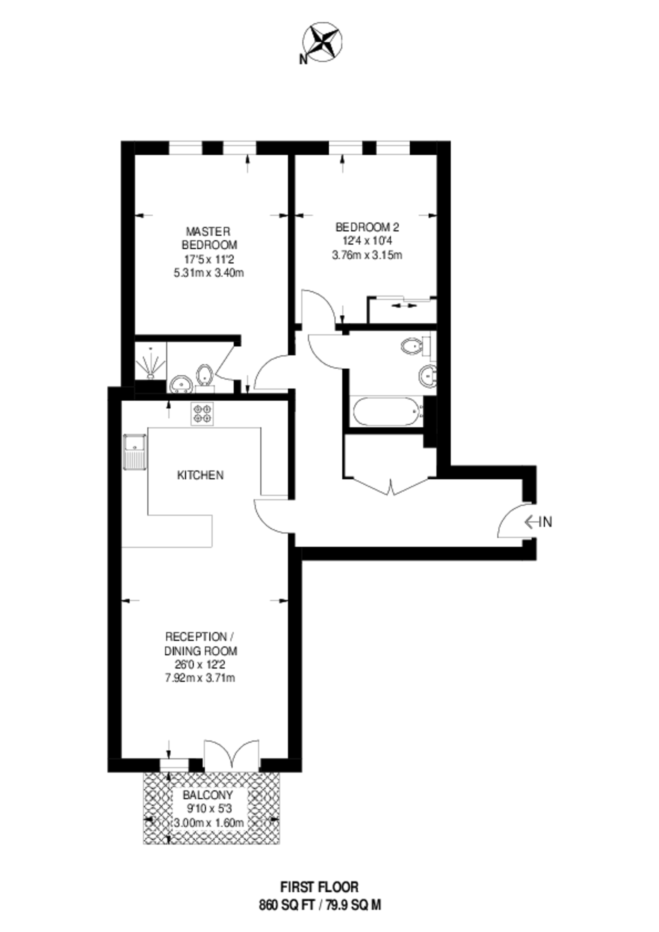 Old Devonshire Road, Balham floorplan