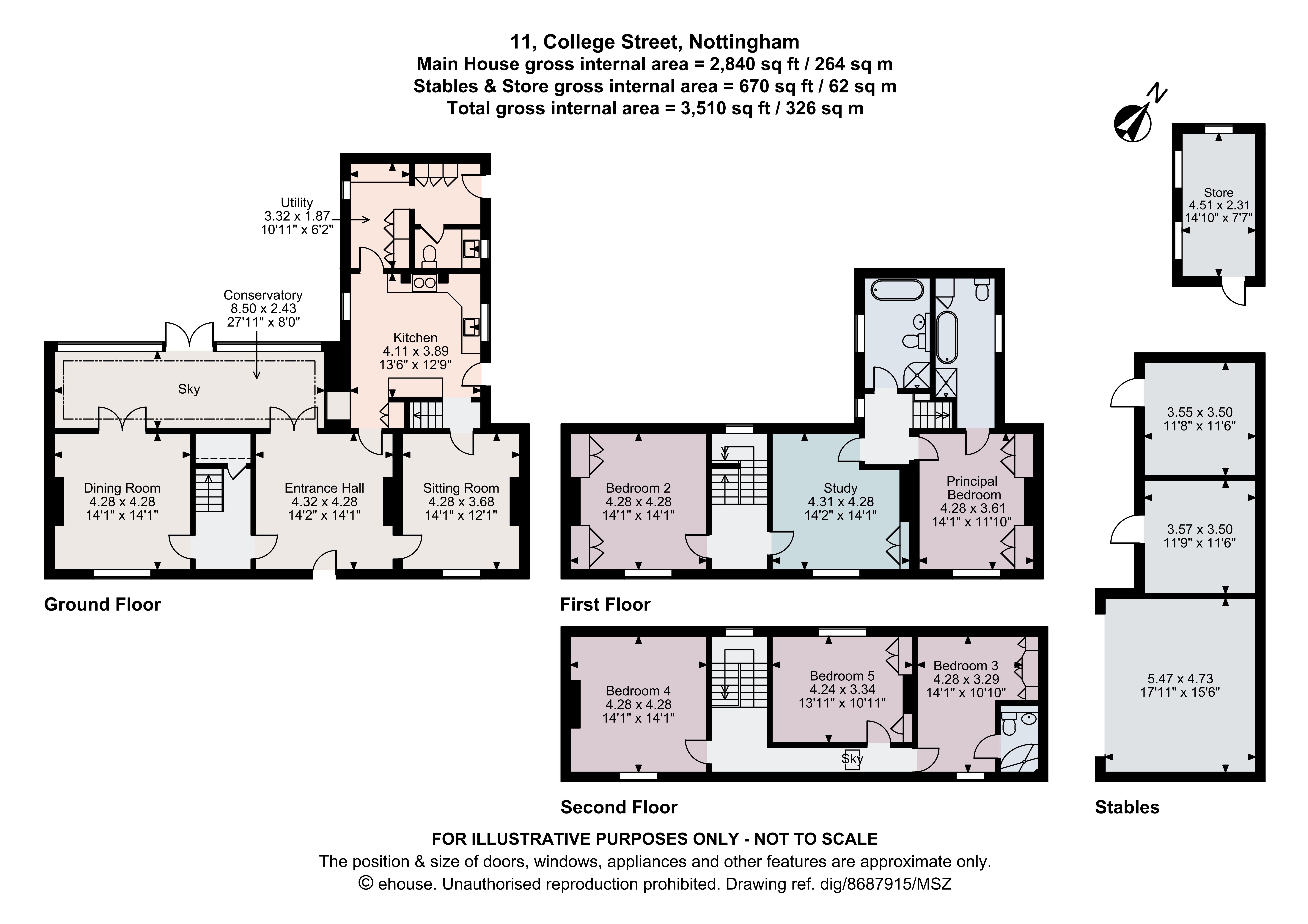 11, College Street, Nottingham floorplan