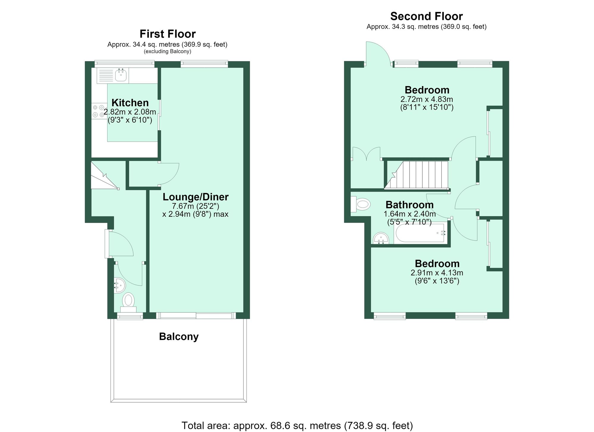11 Lynbury Court, Watford floorplan