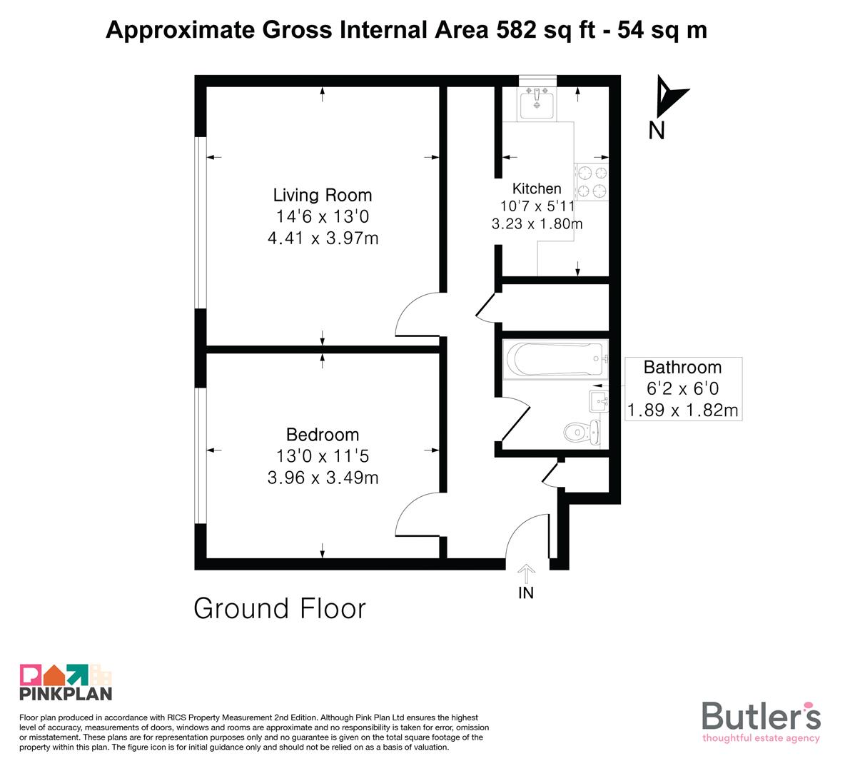 10, Rosendon Court, 5 Clarendon Road, Wallington floorplan