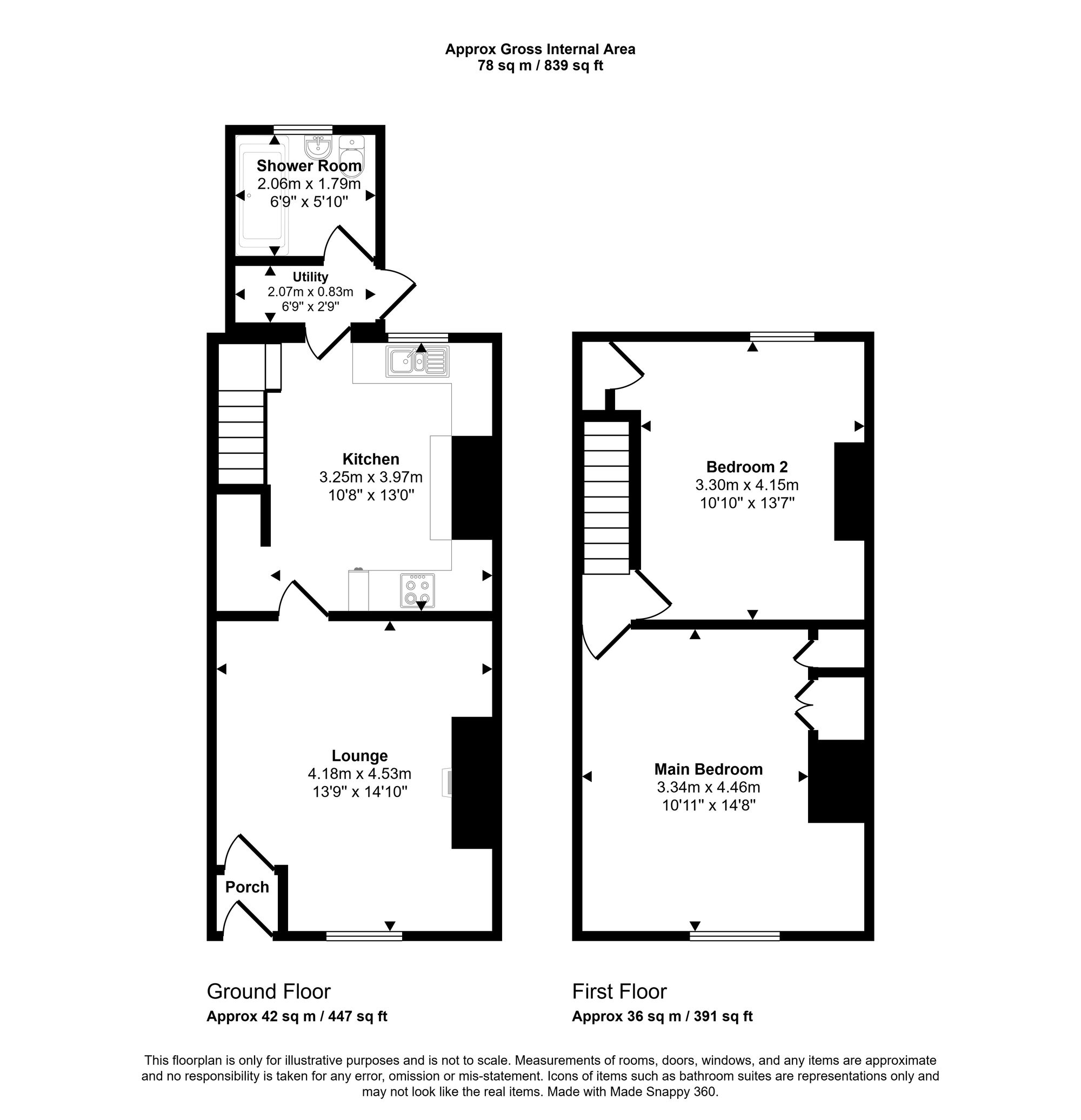 40 Chapel Street, Wigan floorplan