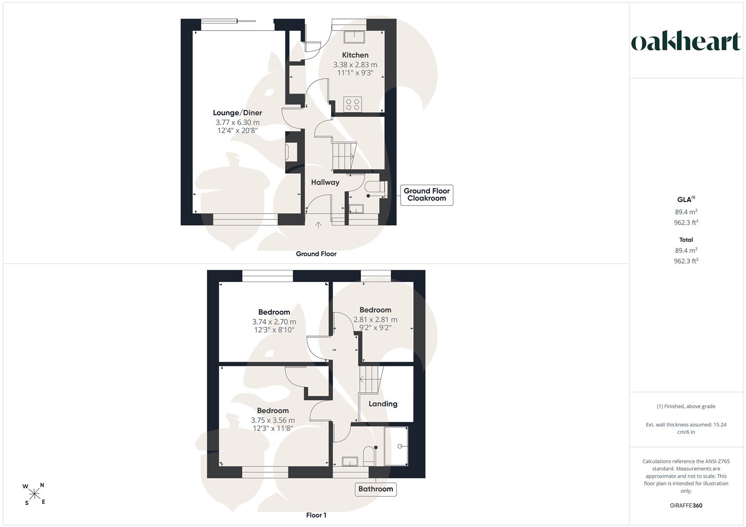 6, Boby Road, Bury St. Edmunds floorplan