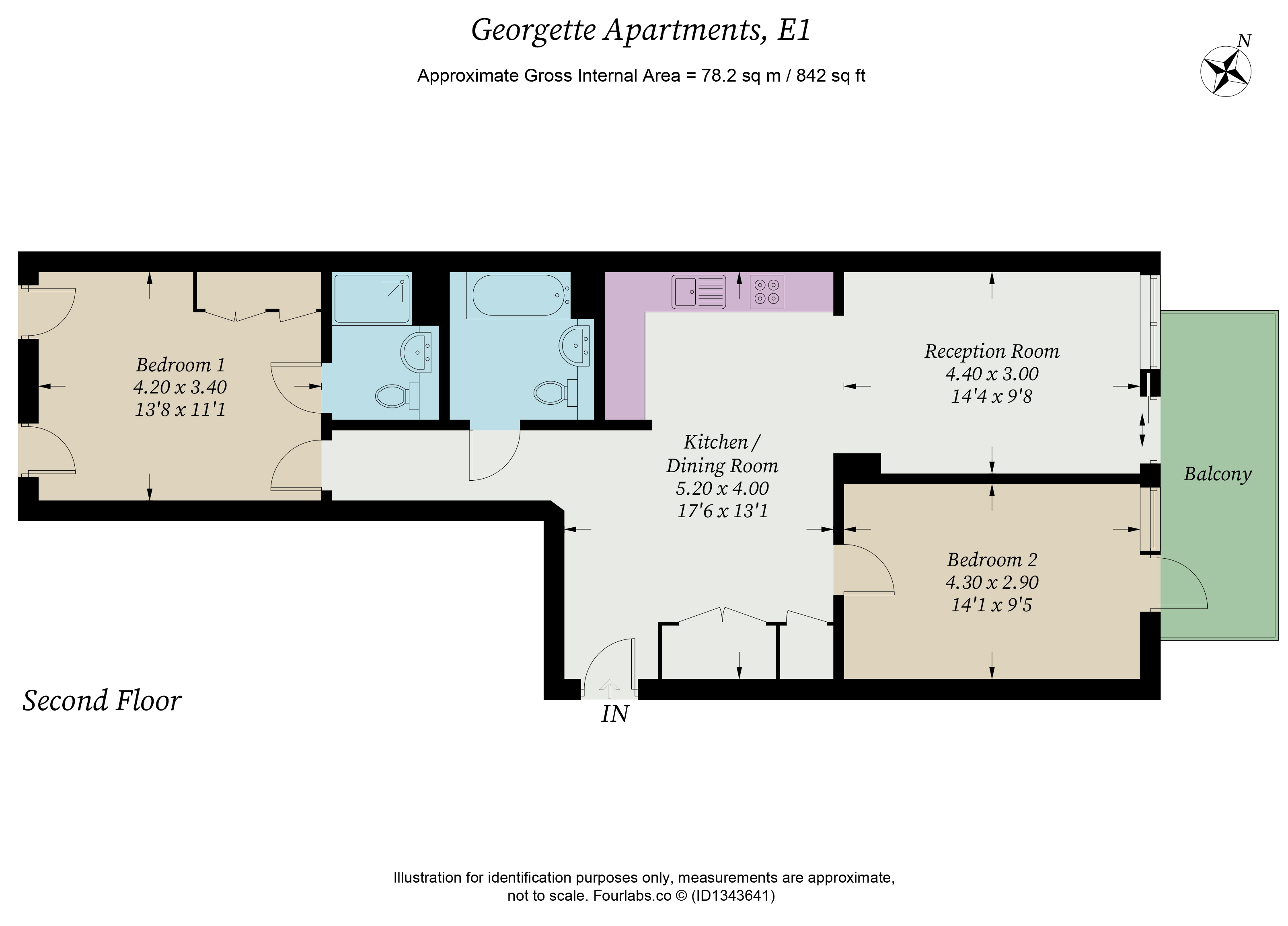 Sidney Street, London floorplan