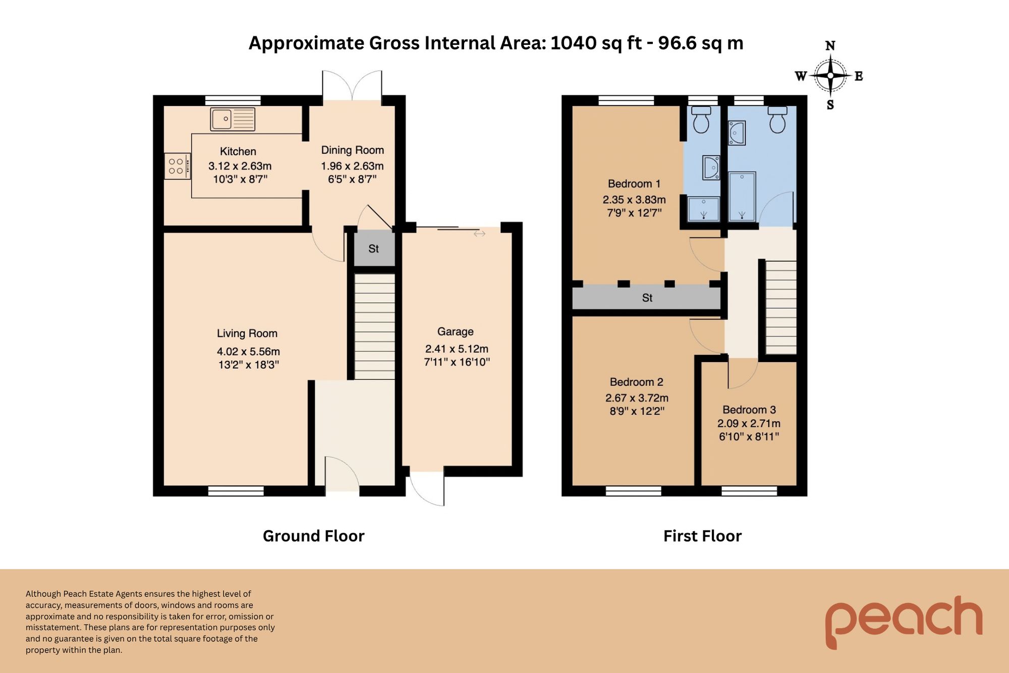 34 Boldrewood, Swindon floorplan