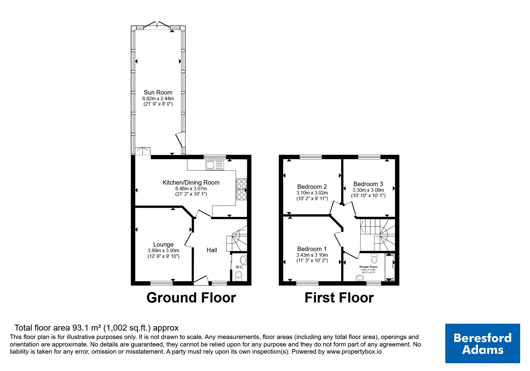 10, Gwelfor Avenue, Gwynedd floorplan