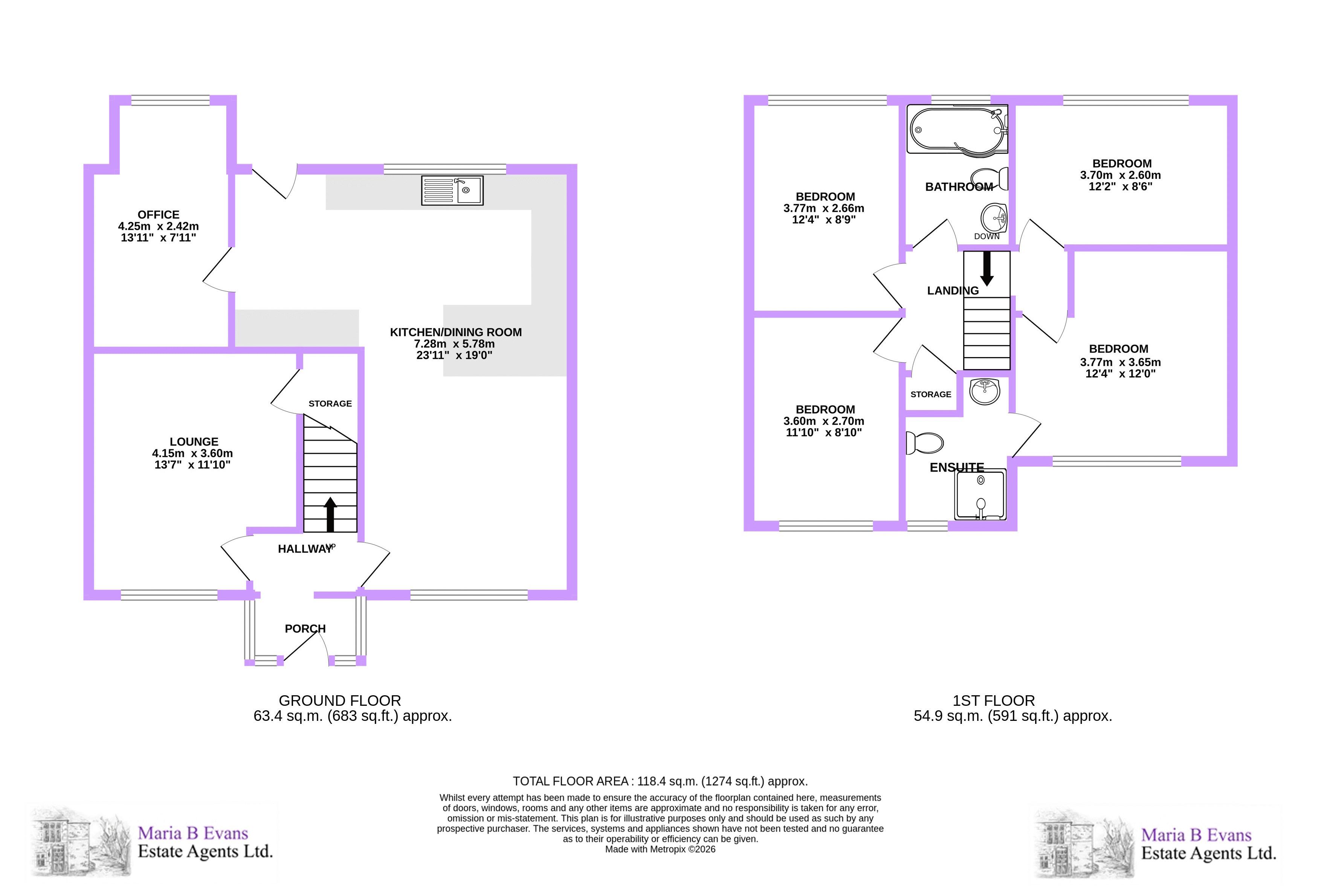 Yarrow Close, Leyland floorplan