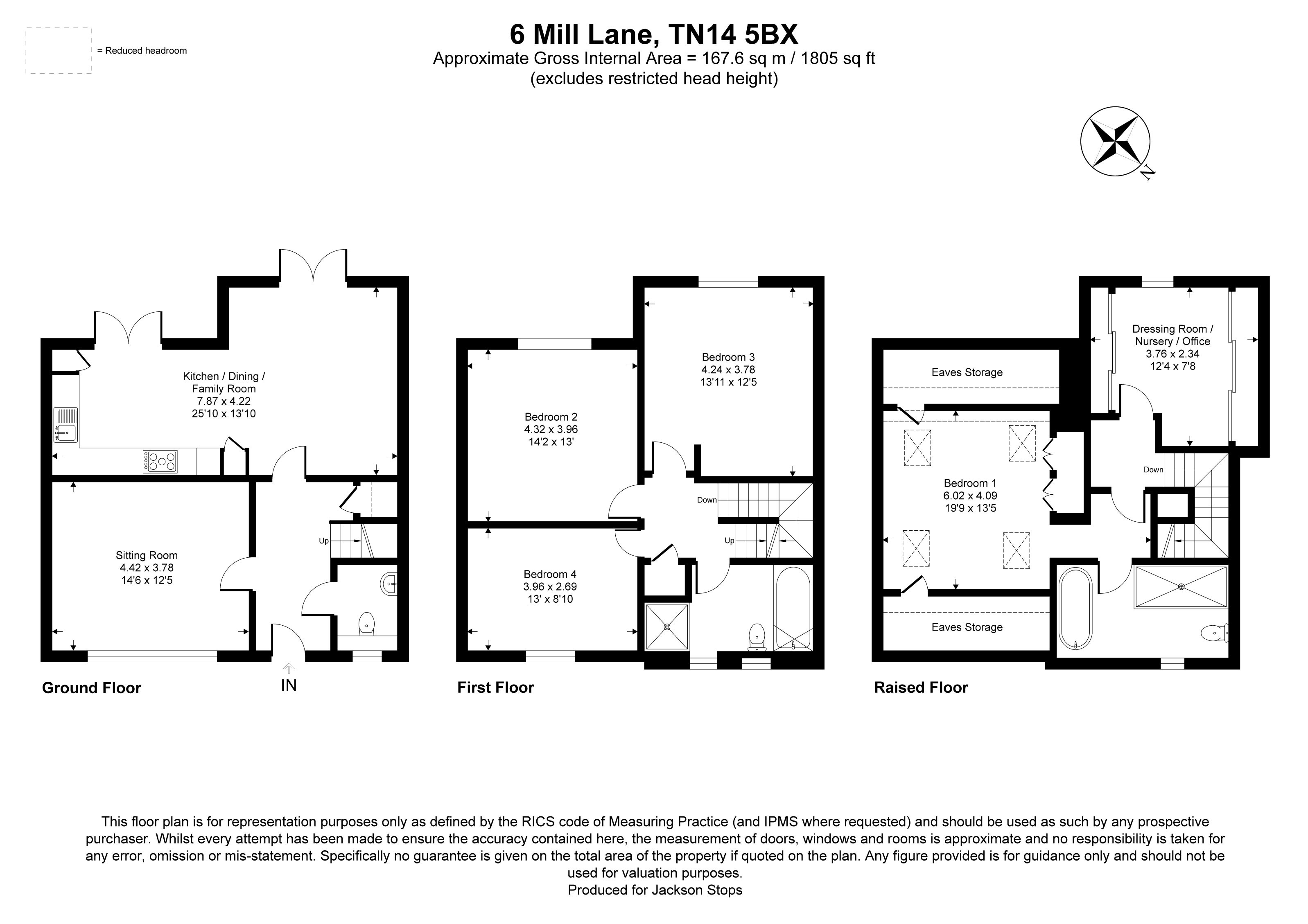 6, Mill Lane, Sevenoaks floorplan