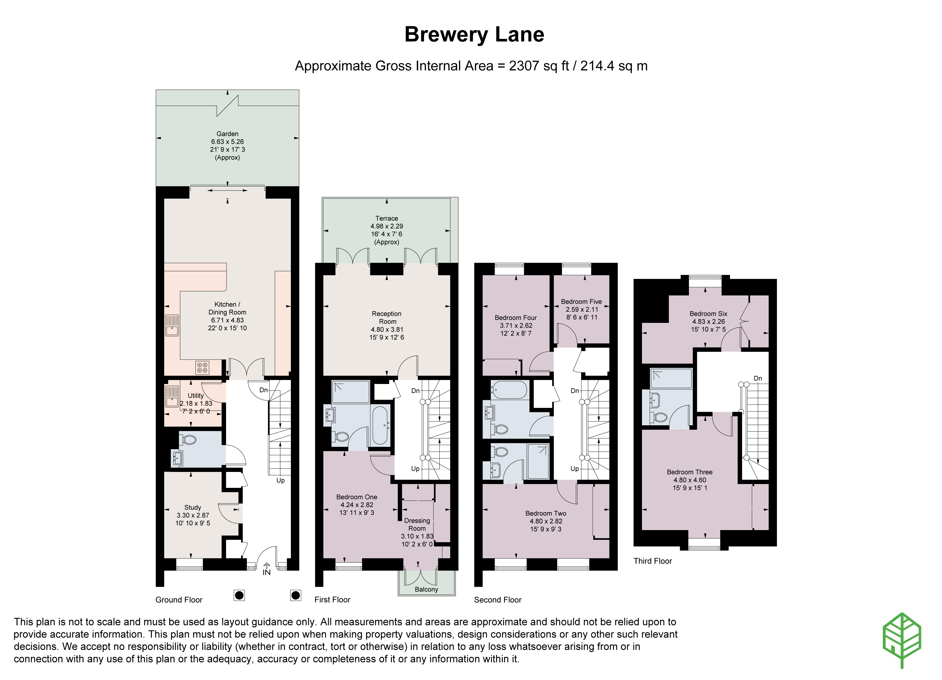 8, Brewery Lane, Twickenham floorplan