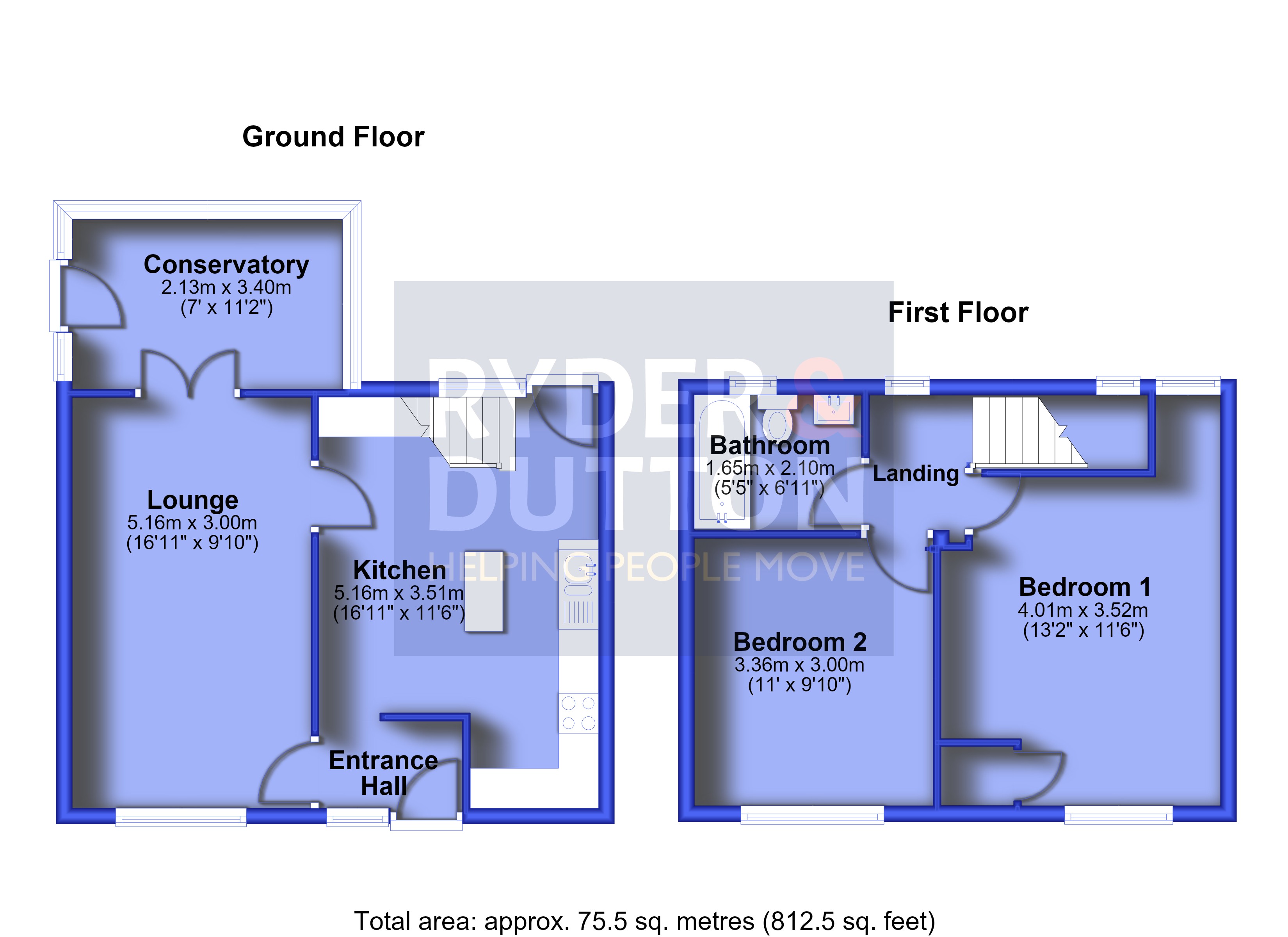 33, Hillside Road, Rossendale floorplan