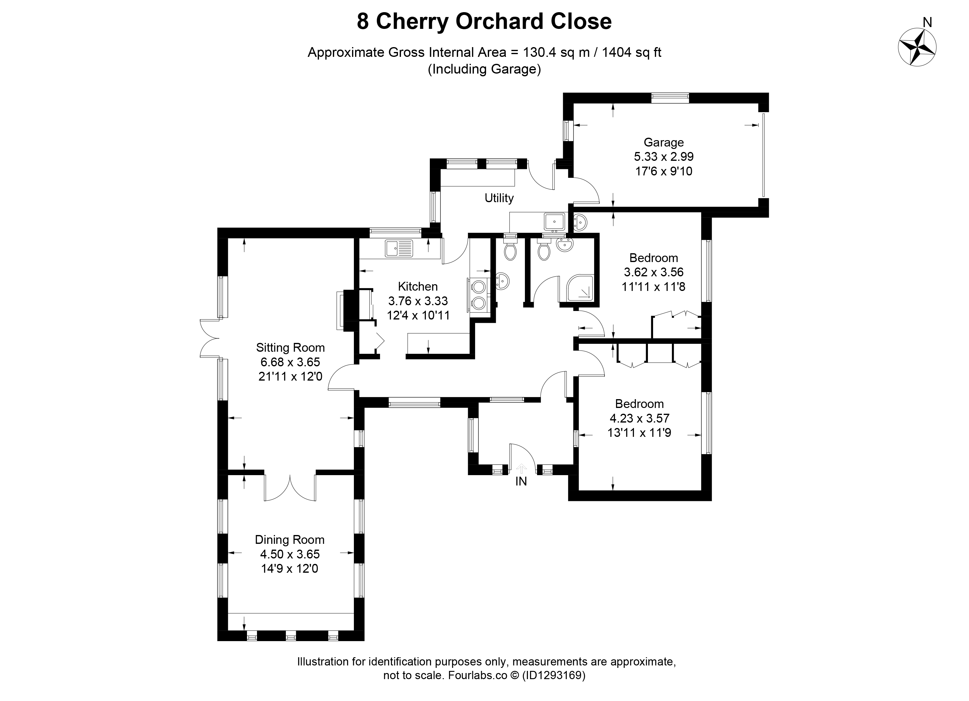 8, Cherry Orchard Close, Chipping Campden floorplan