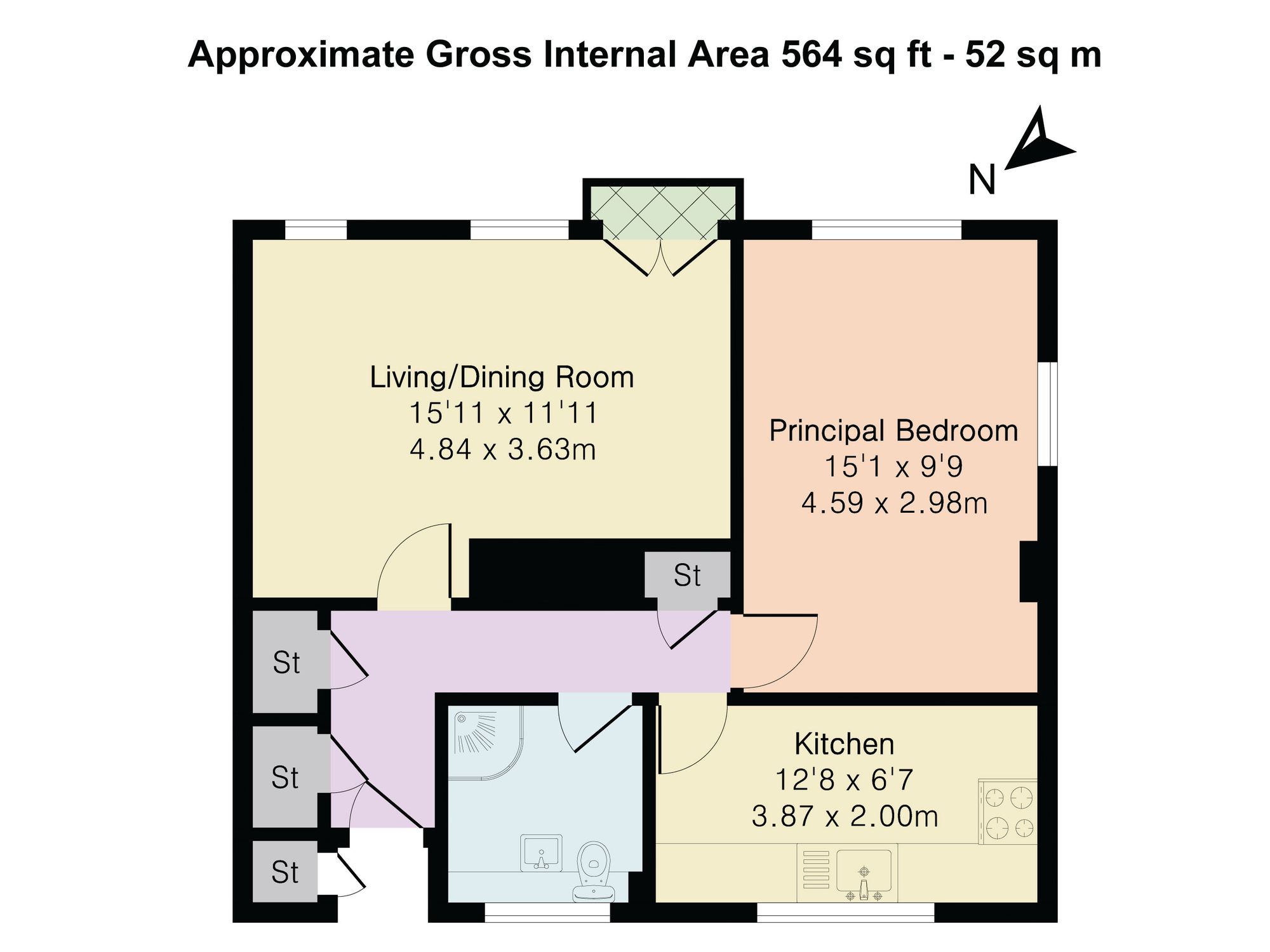 20, Westall Close, HERTFORD floorplan