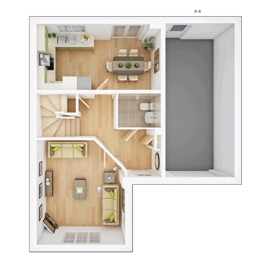 The Coltham - Plot 150, Fox Wood Garden Village, Foxs Bank Lane, Whiston floorplan