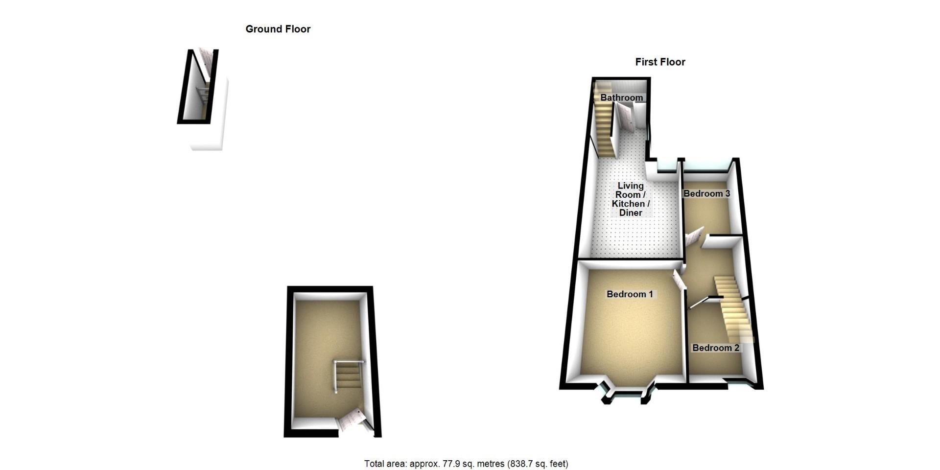 13, Coast Road, North Shields floorplan