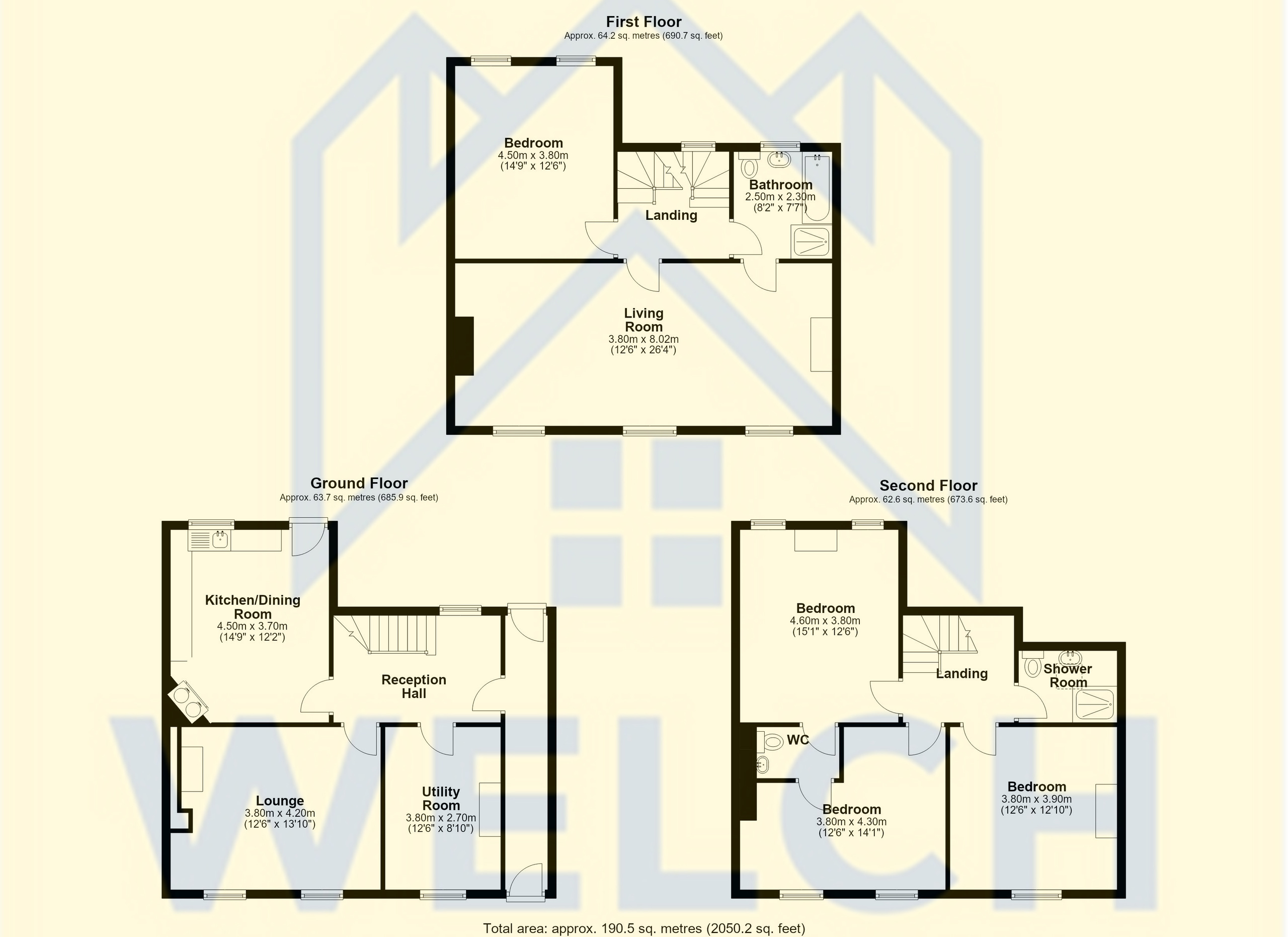 10 Mill Street, Shrewsbury floorplan