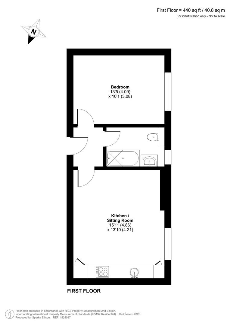Flat 2, 111A, Winchester Road, Chandler's Ford floorplan