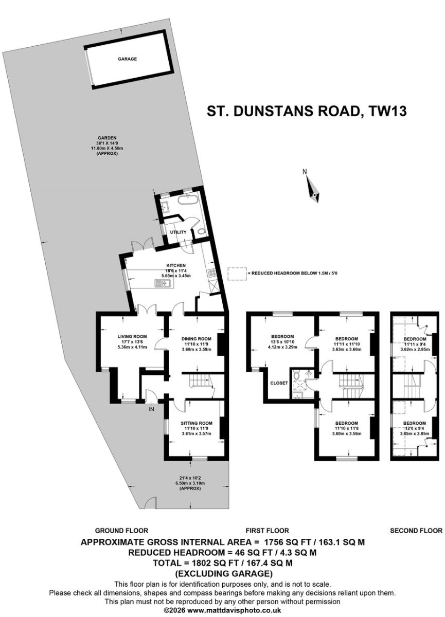 6 St. Dunstans Road, Feltham floorplan