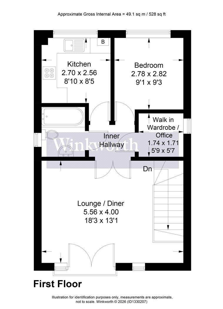 2 Parsonage Court,, Cranes Way, Hertfordshire floorplan