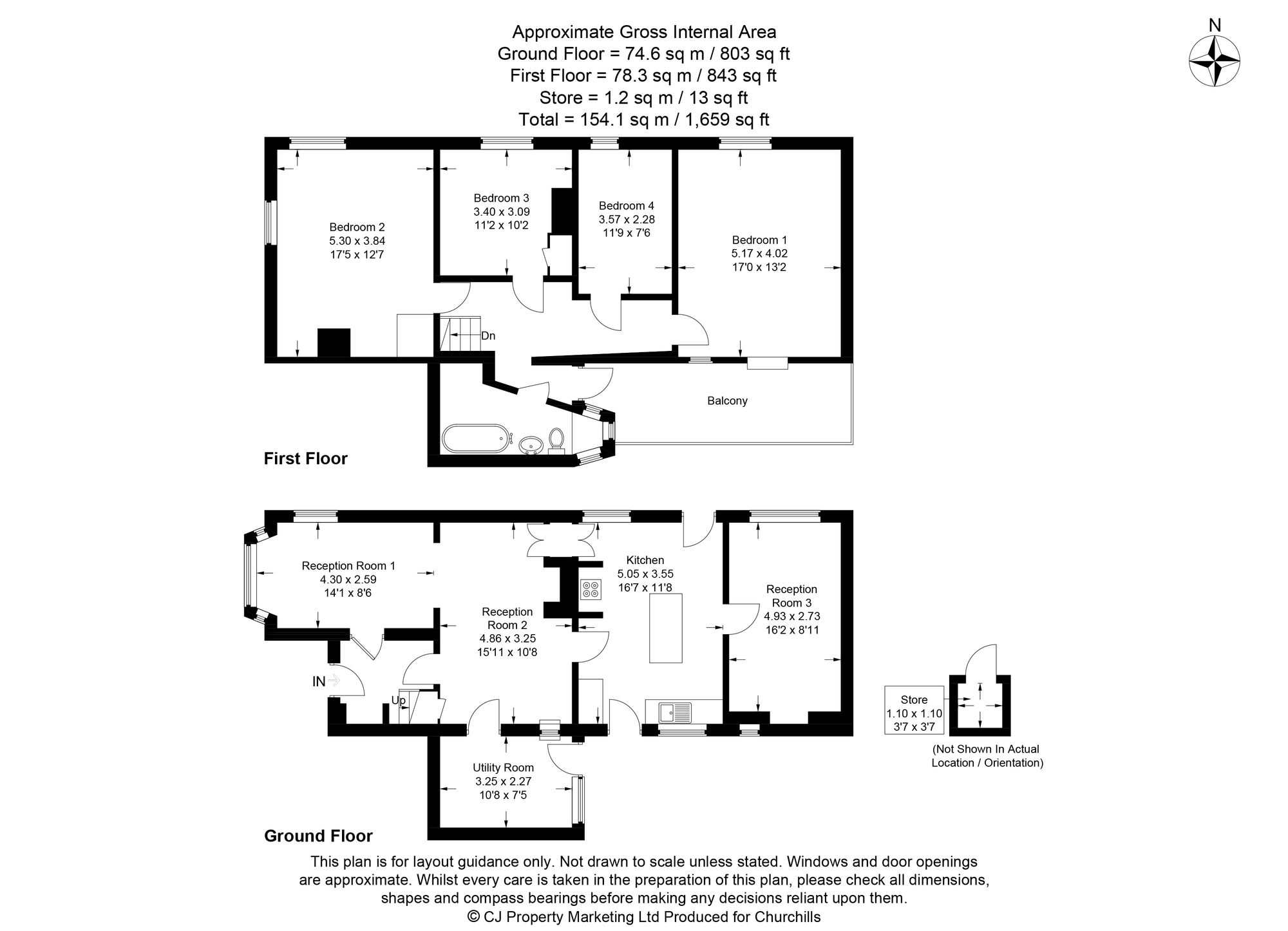23 High Street, Bushey floorplan