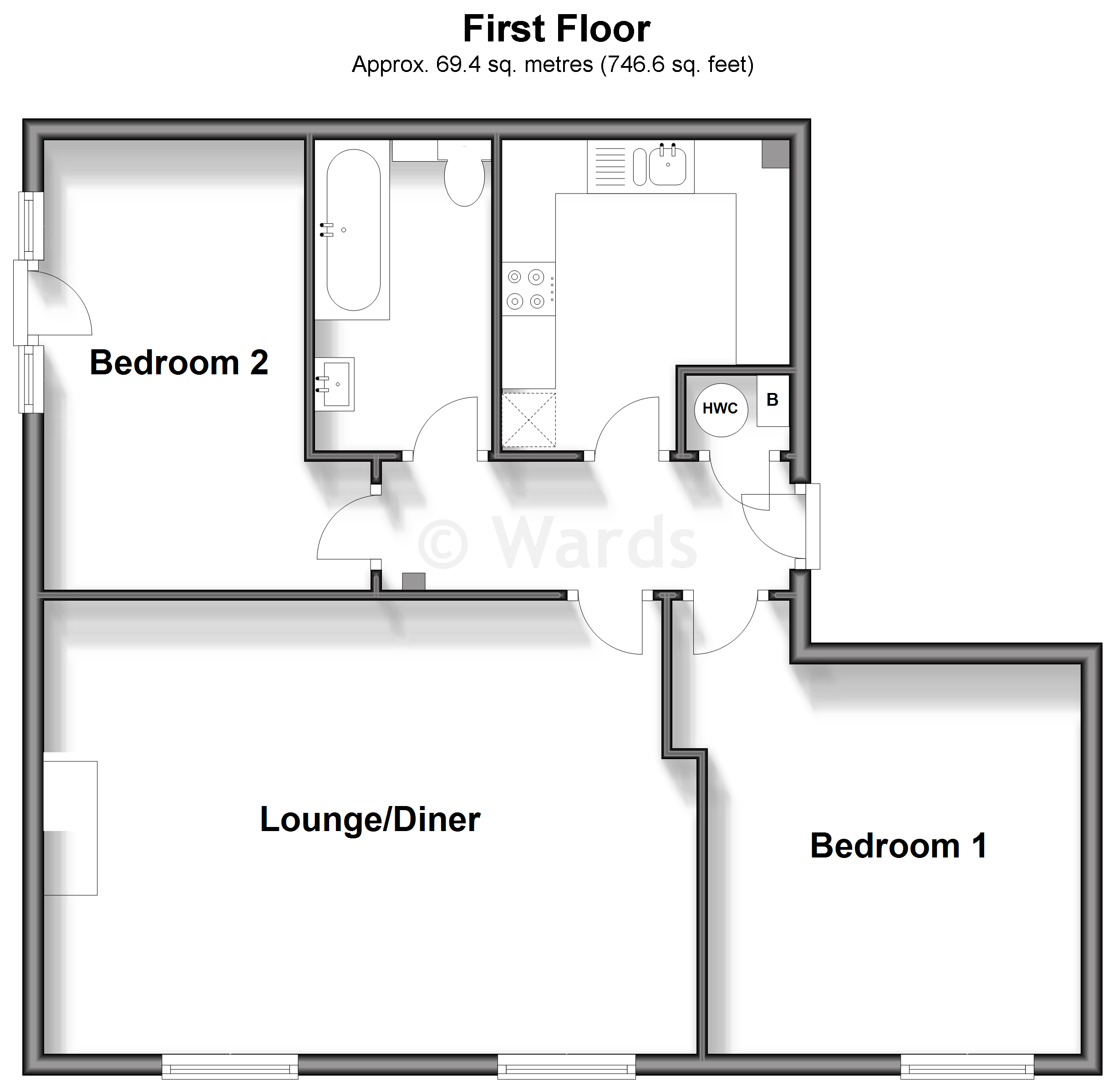 Manor House, Ramsgate Road, Birchington floorplan