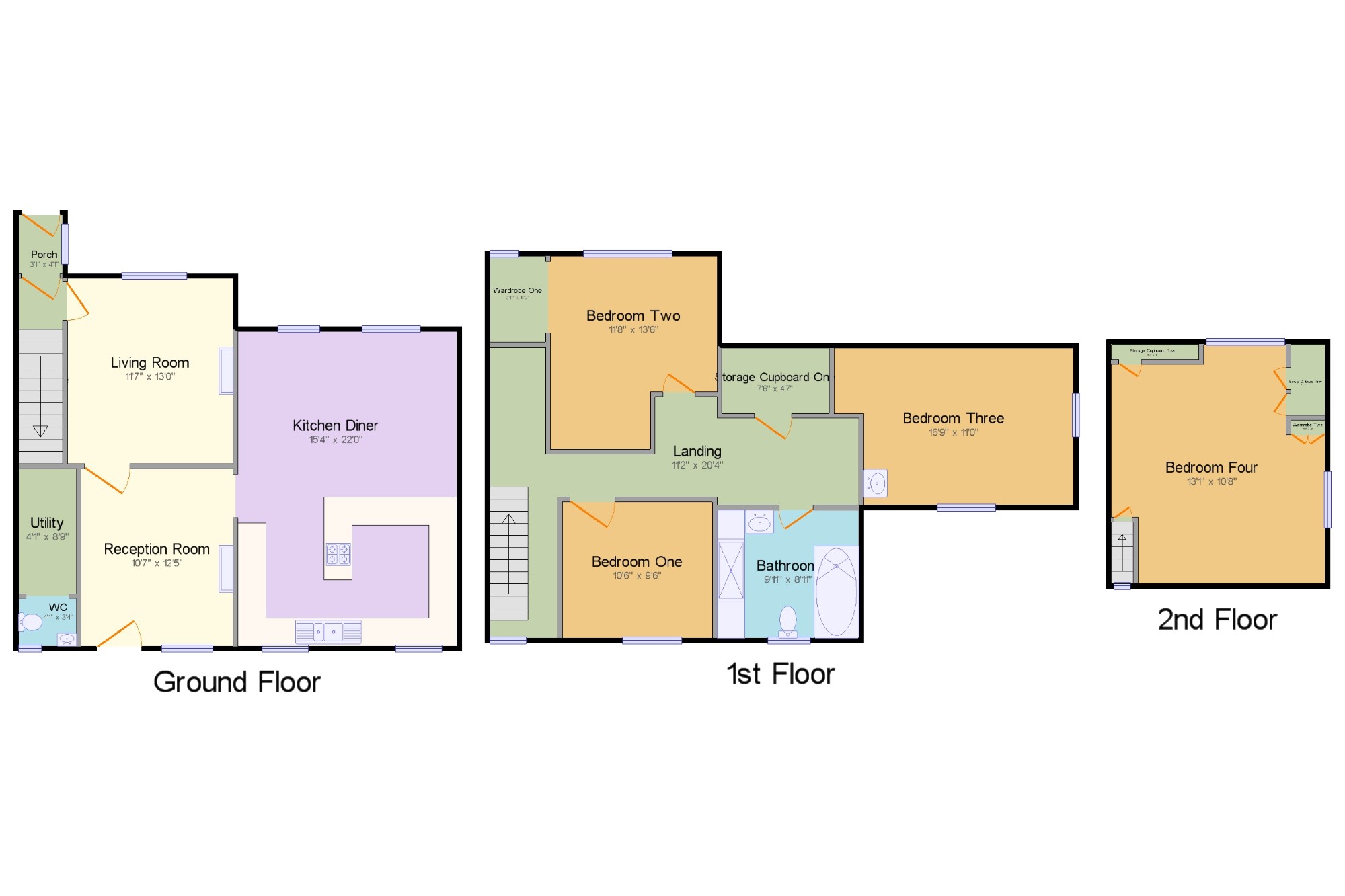 4 Bedrooms End terrace house for sale in Church Terrace, Church Lane, Robertsbridge, East Sussex TN32