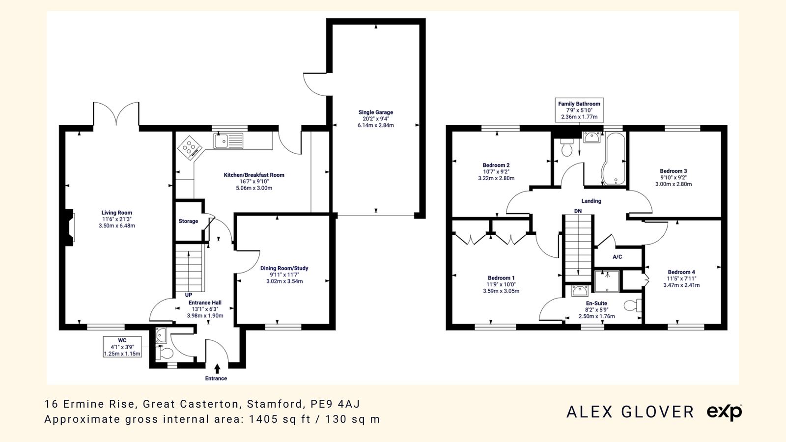 16, Ermine Rise, Stamford floorplan
