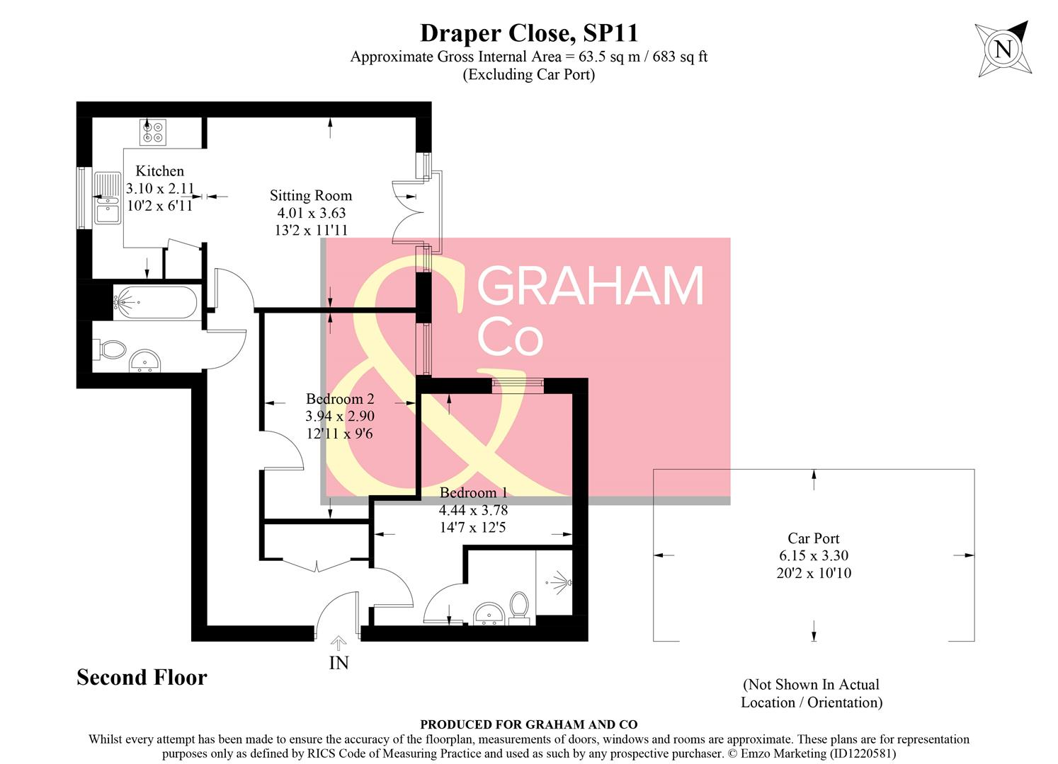 7, Draper Close, Andover floorplan