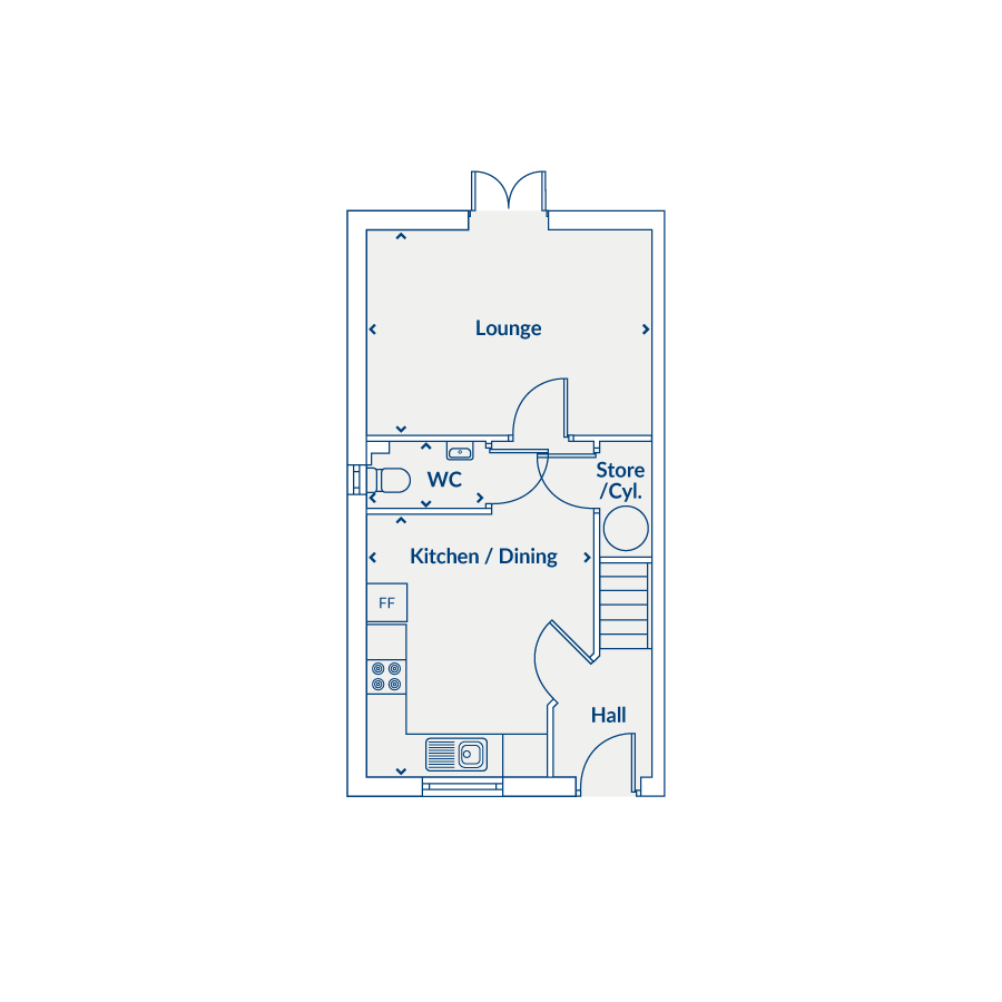 Plot 9, Rolston Road, Hornsea floorplan